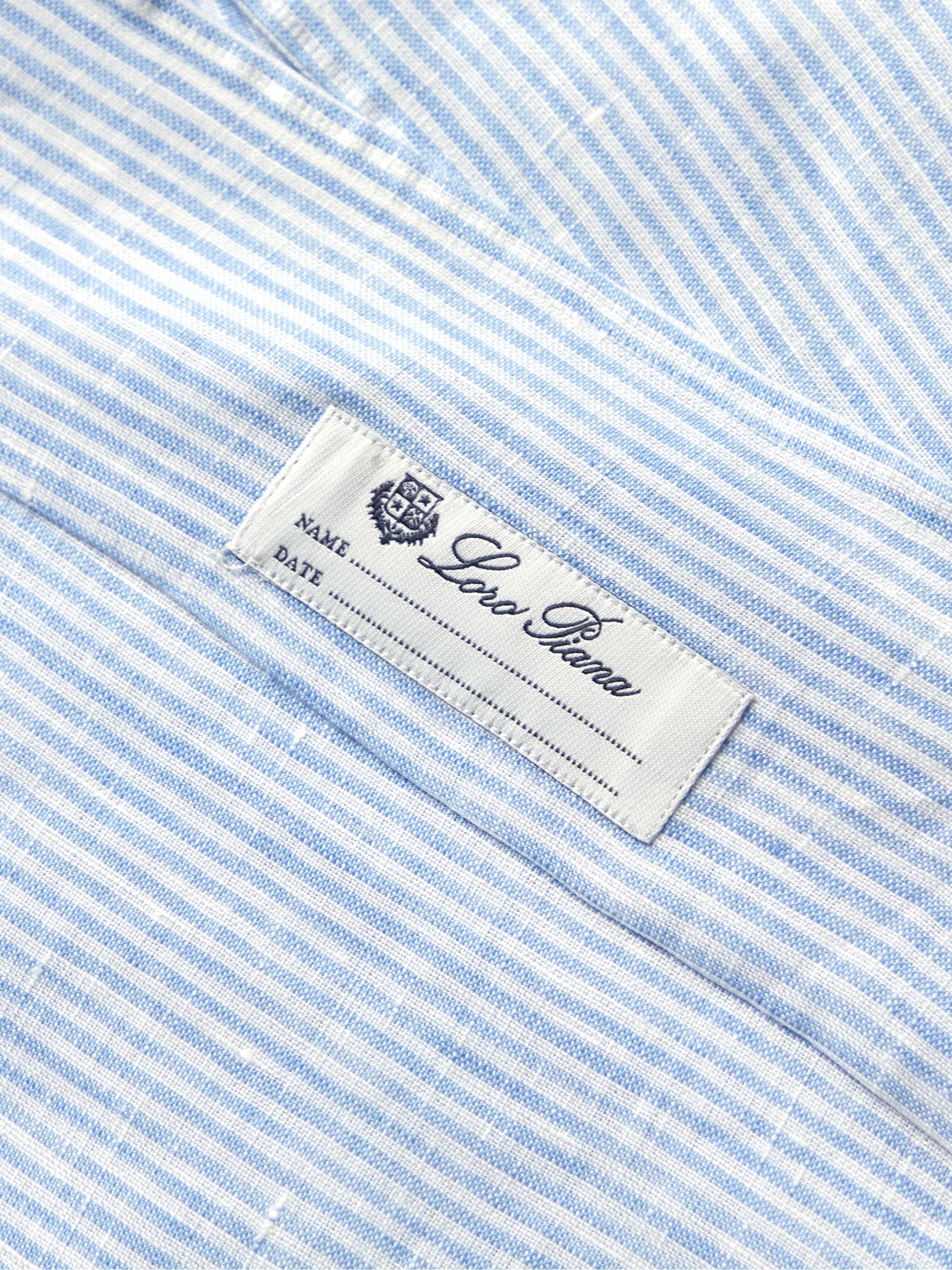LORO PIANA Striped Linen Shirt