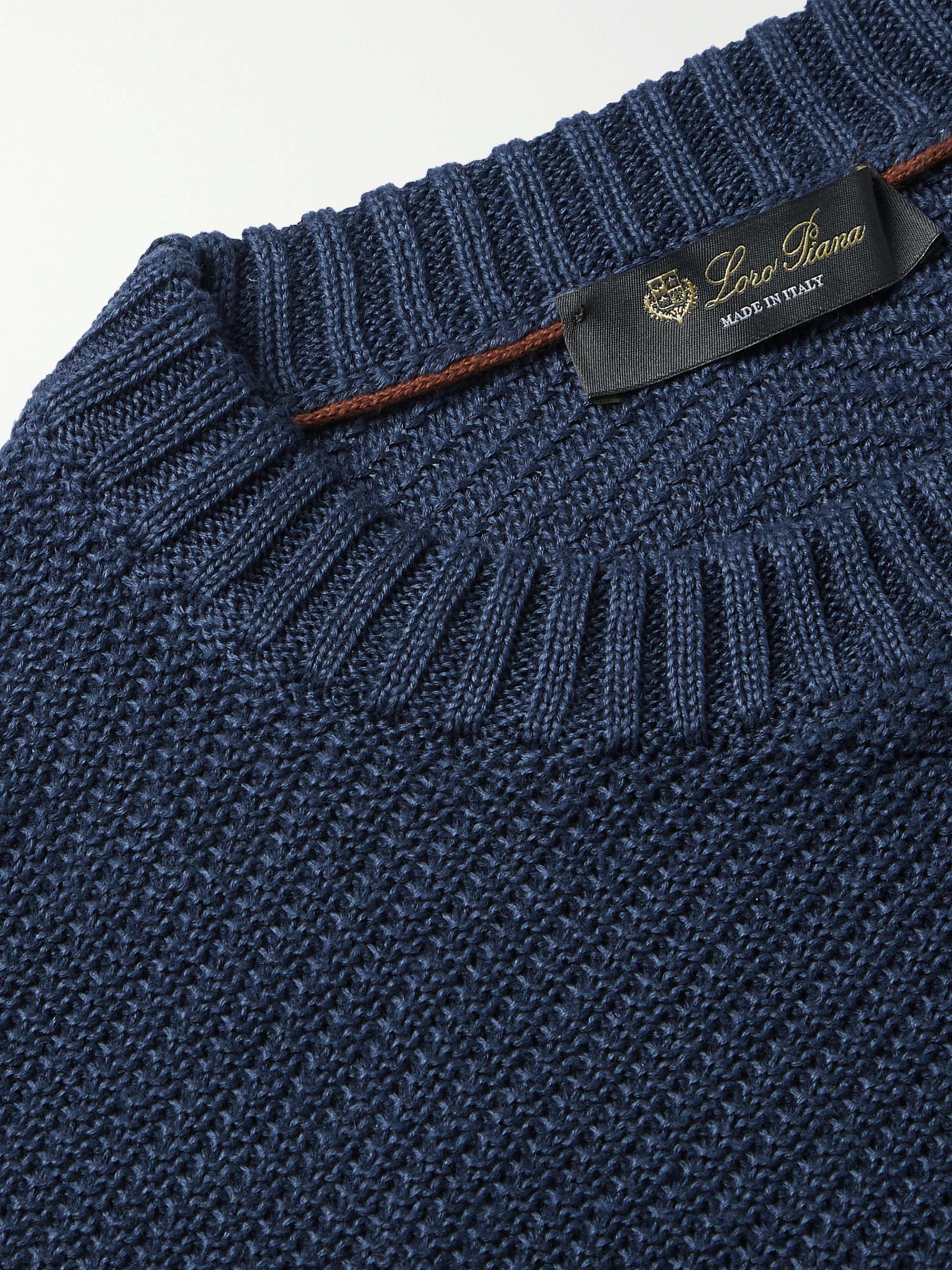 LORO PIANA Slim-Fit Linen Sweater