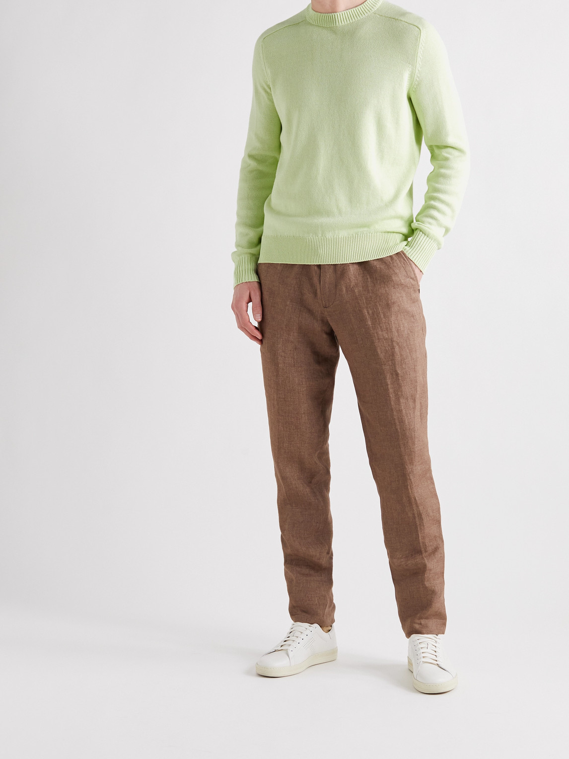 Loro Piana Green Gircollo Warwik Sweater In Green