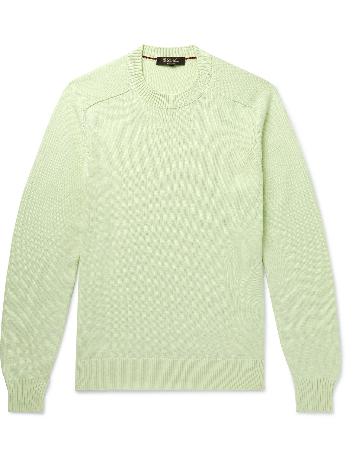 Loro Piana - Cotton and Silk-Blend Sweater - Men - Green - IT 58