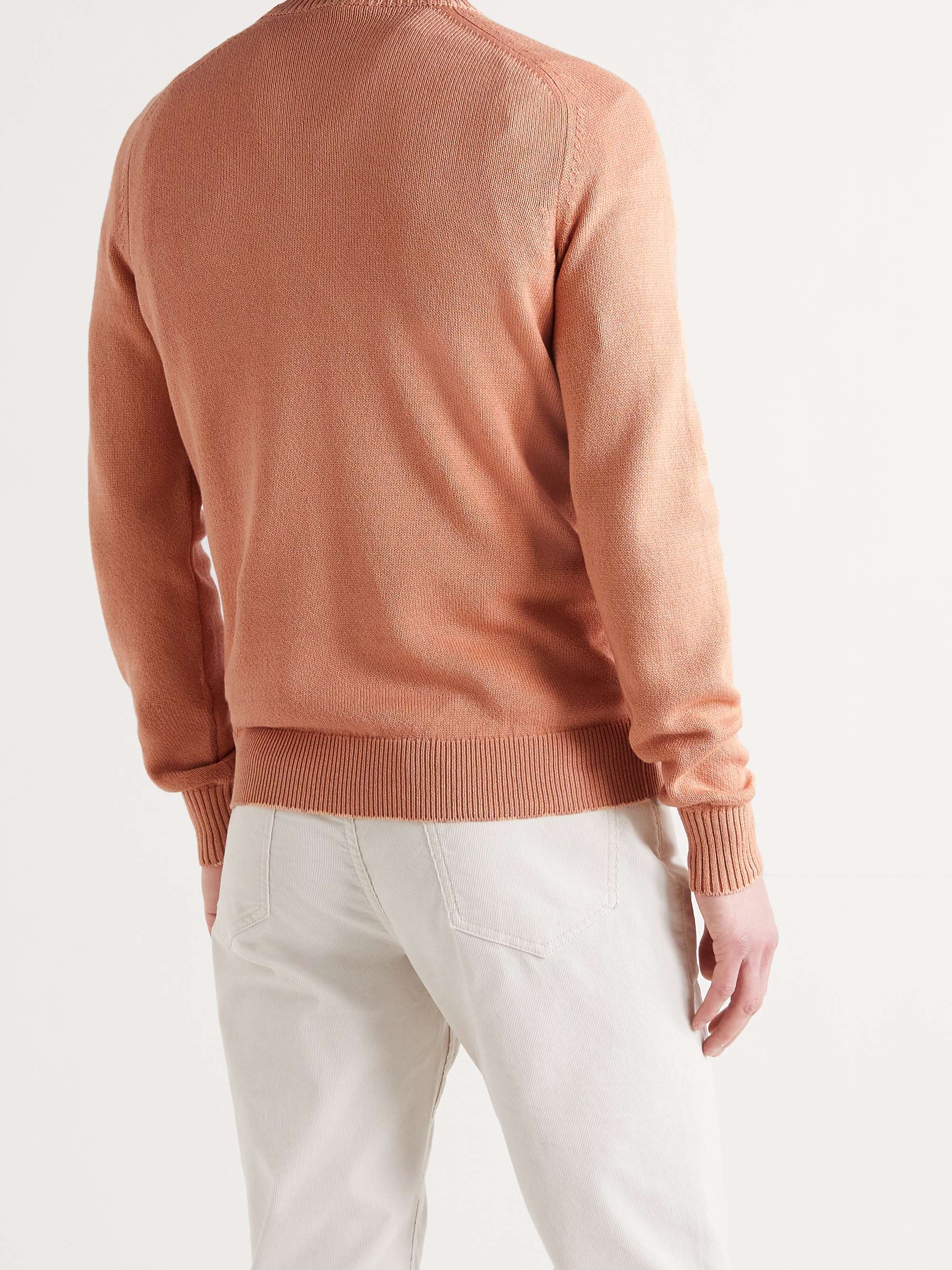LORO PIANA Cotton and Silk-Blend Sweater