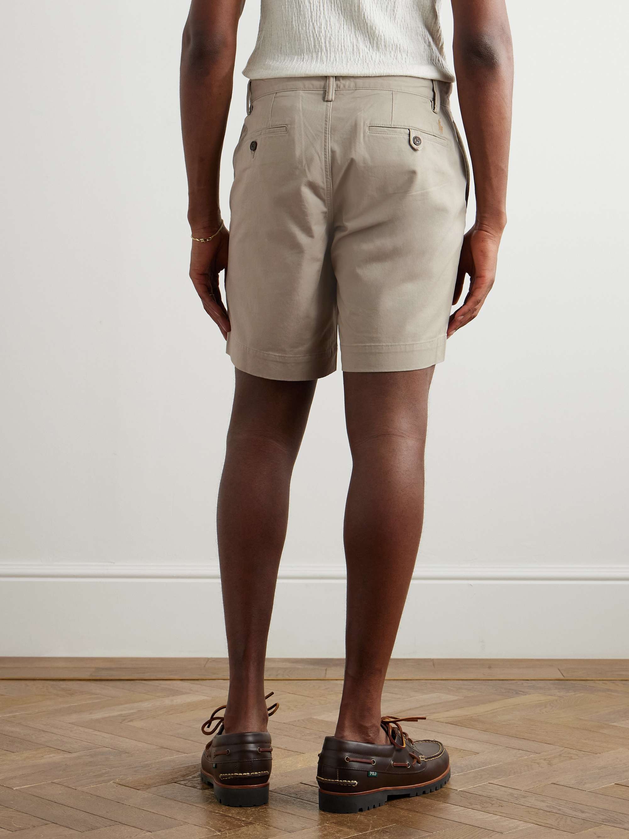 POLO RALPH LAUREN Brushed Stretch-Cotton Twill Chino Shorts