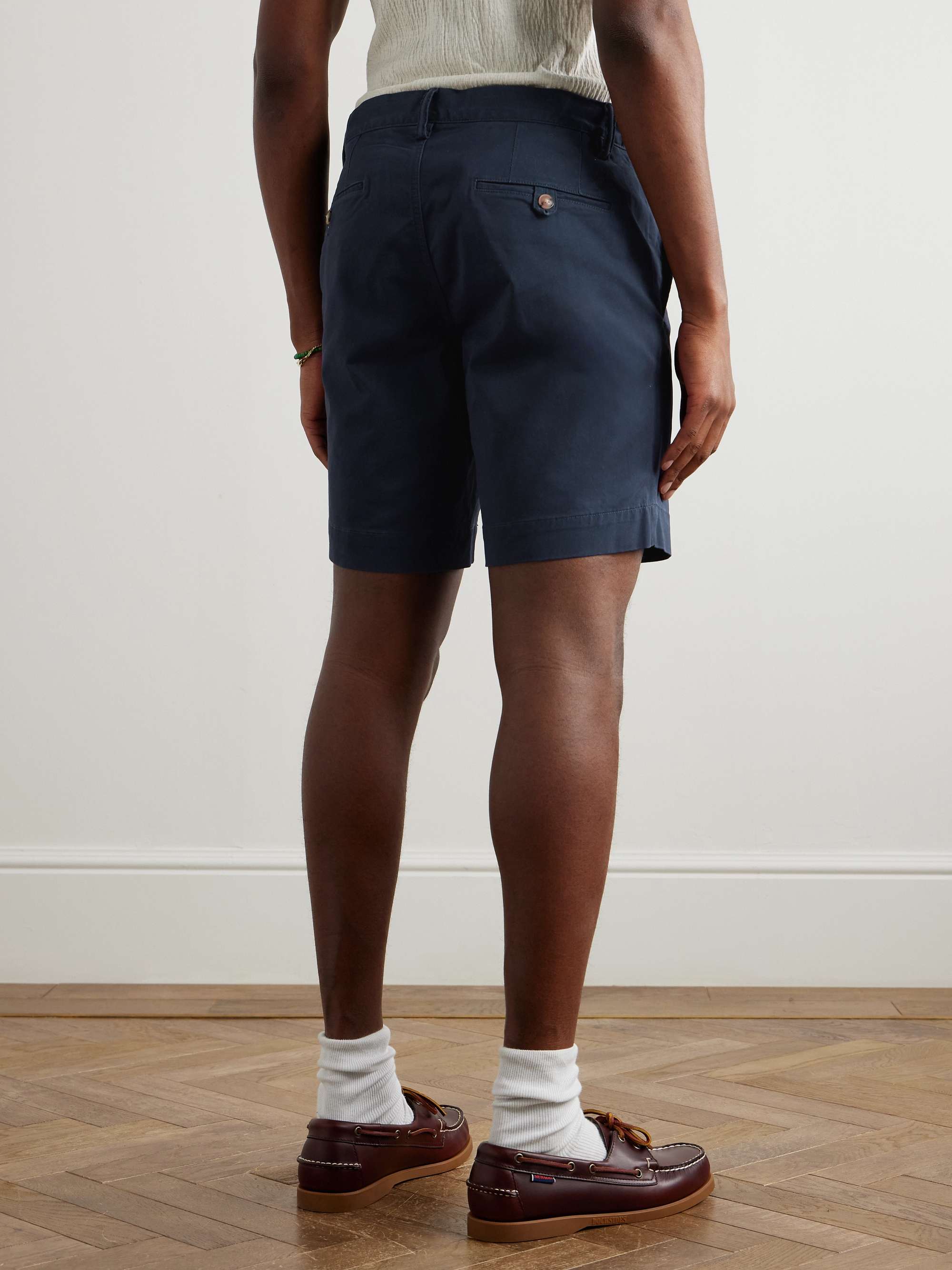 POLO RALPH LAUREN Brushed Stretch-Cotton Twill Chino Shorts