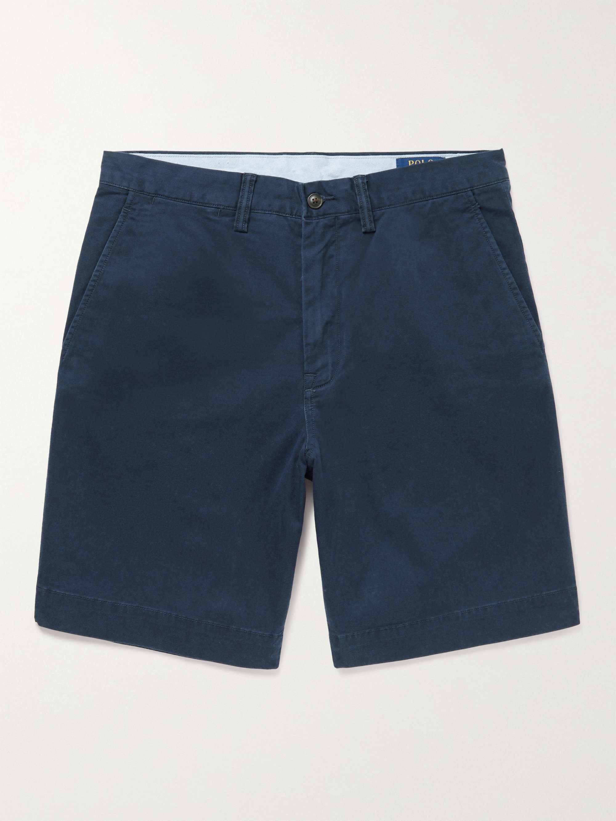 POLO RALPH LAUREN Brushed Stretch-Cotton Twill Chino Shorts for Men ...