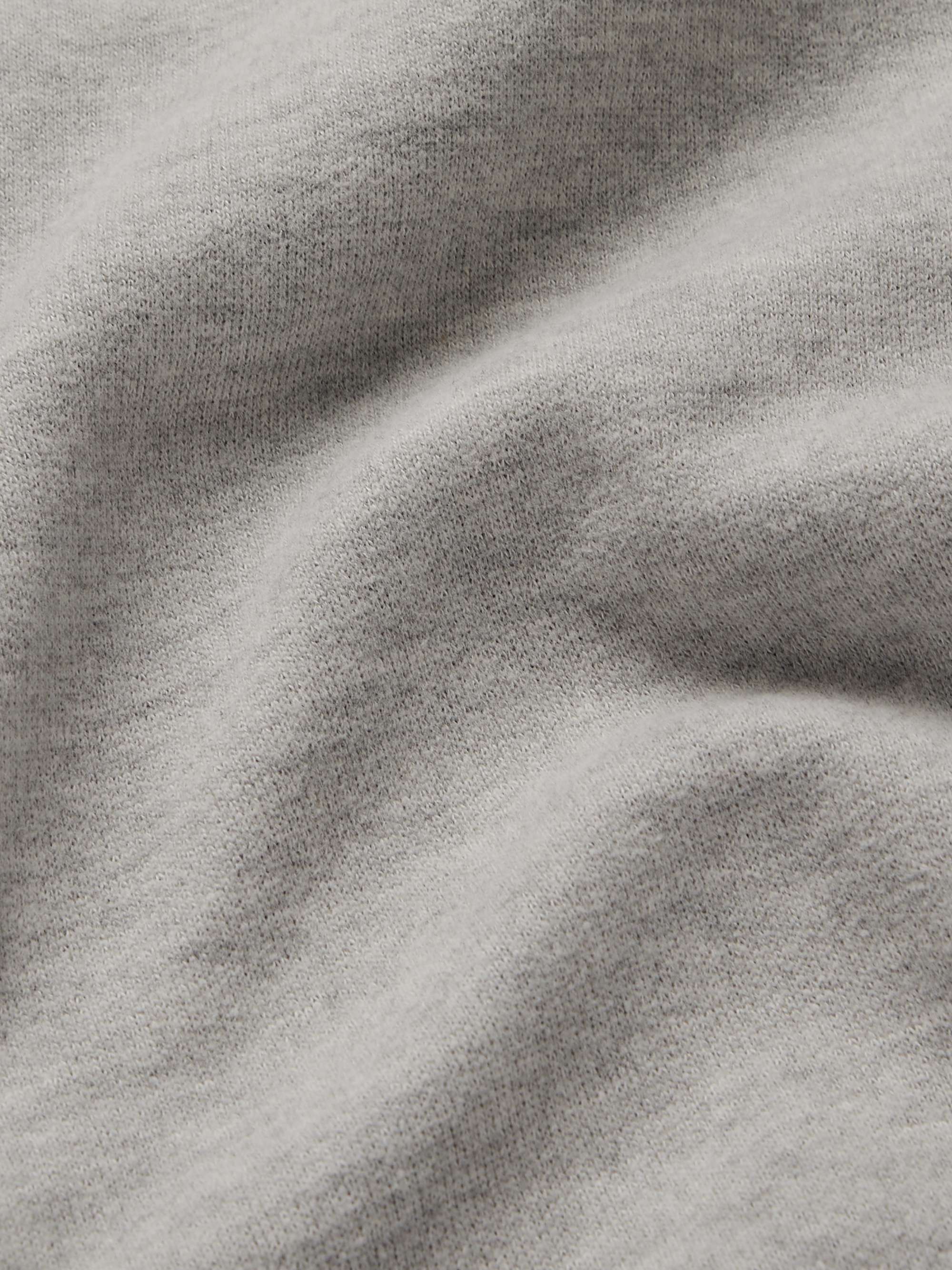 POLO RALPH LAUREN Logo-Embroidered Cotton-Blend Jersey Hoodie