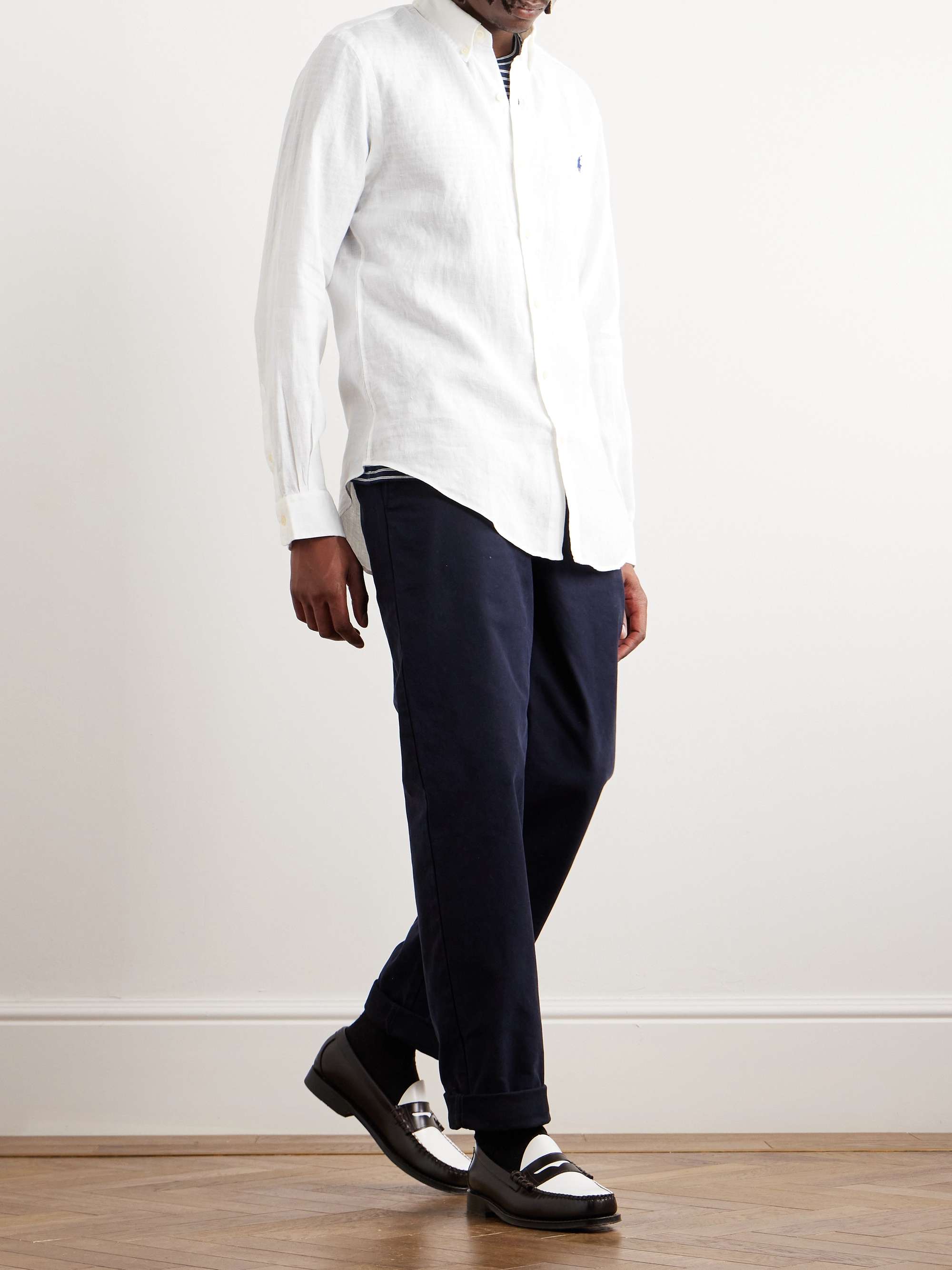 Men's linen shirt, Tailored fit linen shirt, Men's shirt