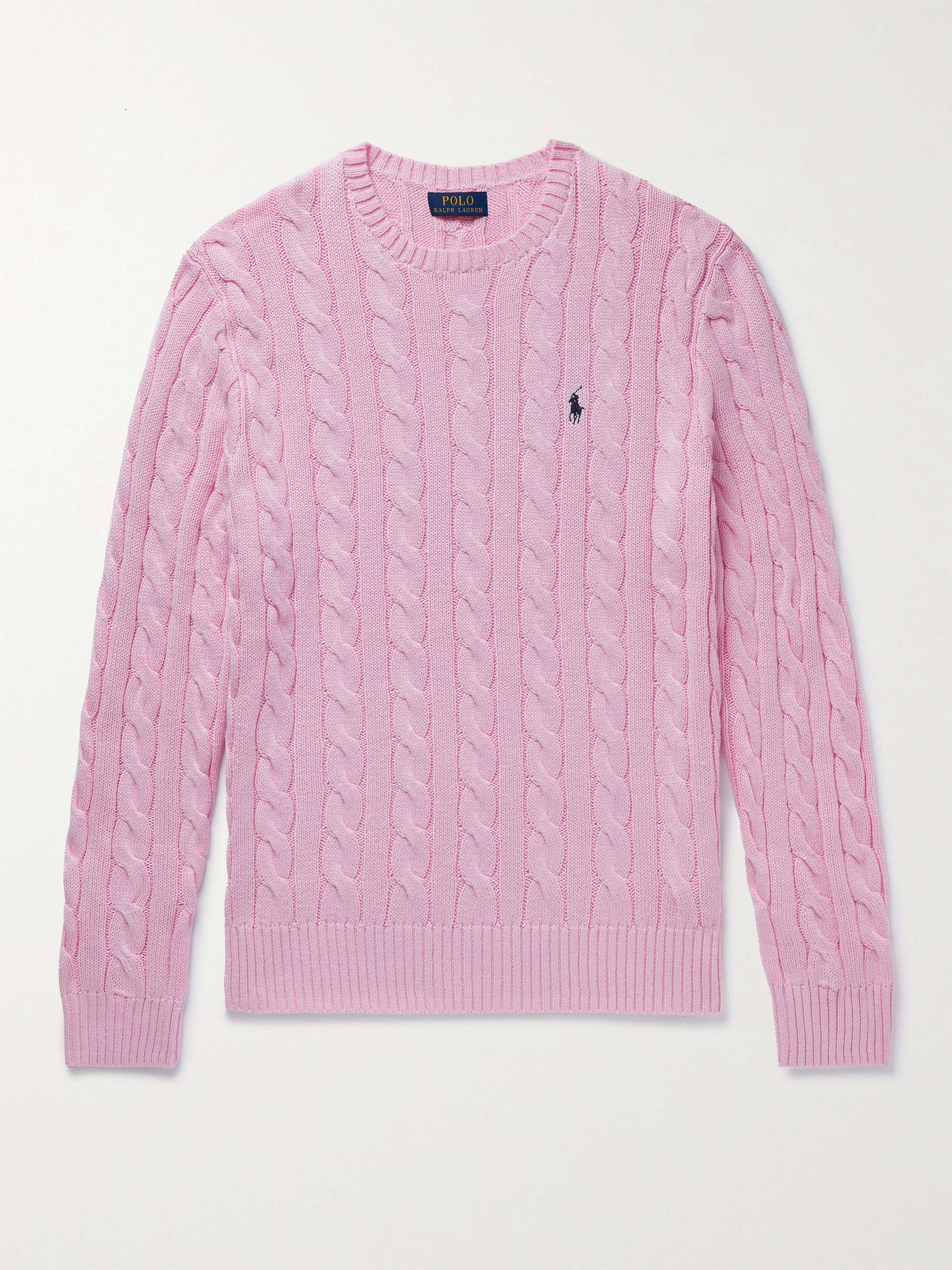 POLO RALPH LAUREN Cable-Knit Cotton Sweater