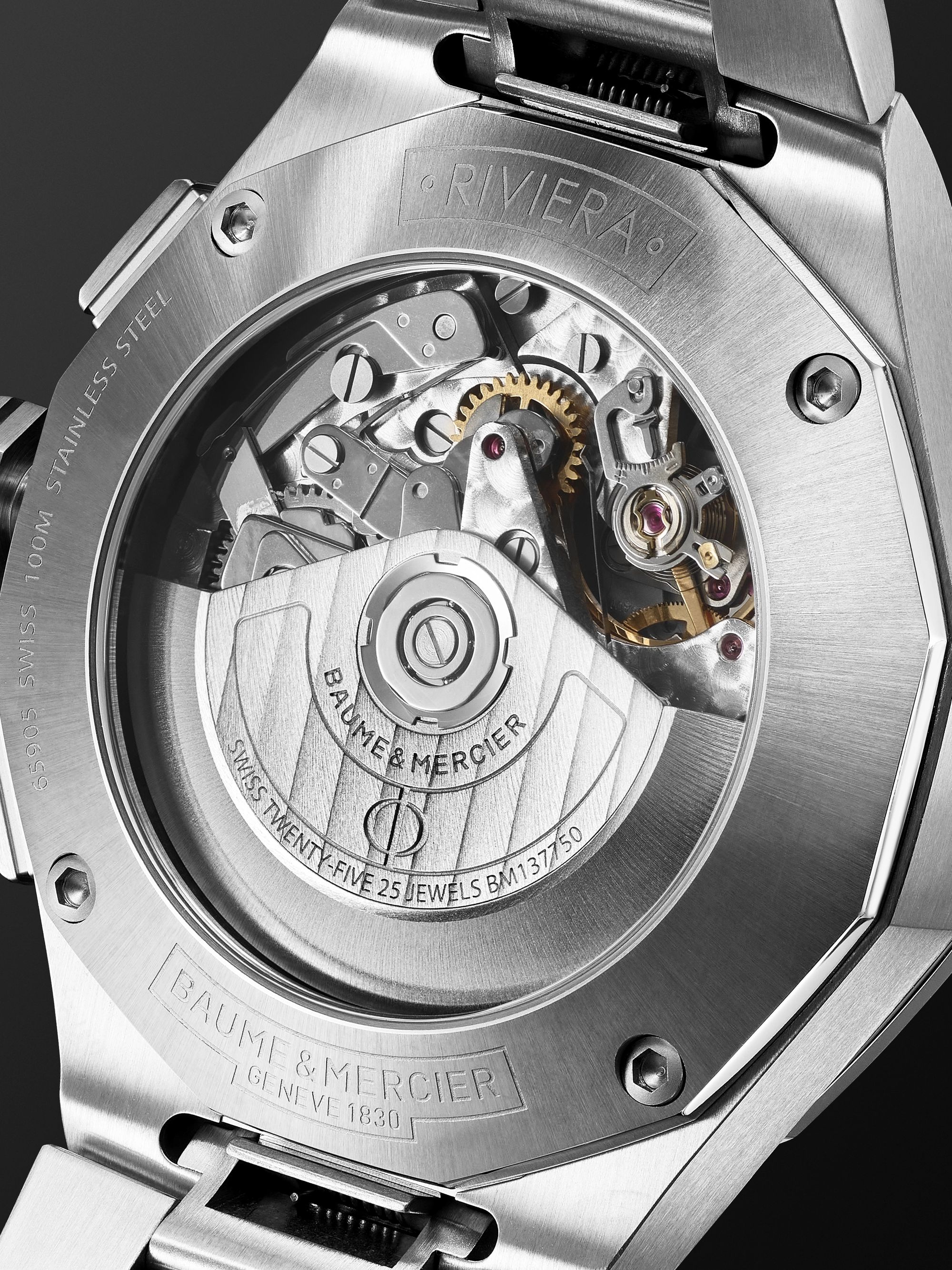 BAUME & MERCIER Riviera Automatic Chronograph 43mm Stainless Steel Watch, Ref. No. M0A10624