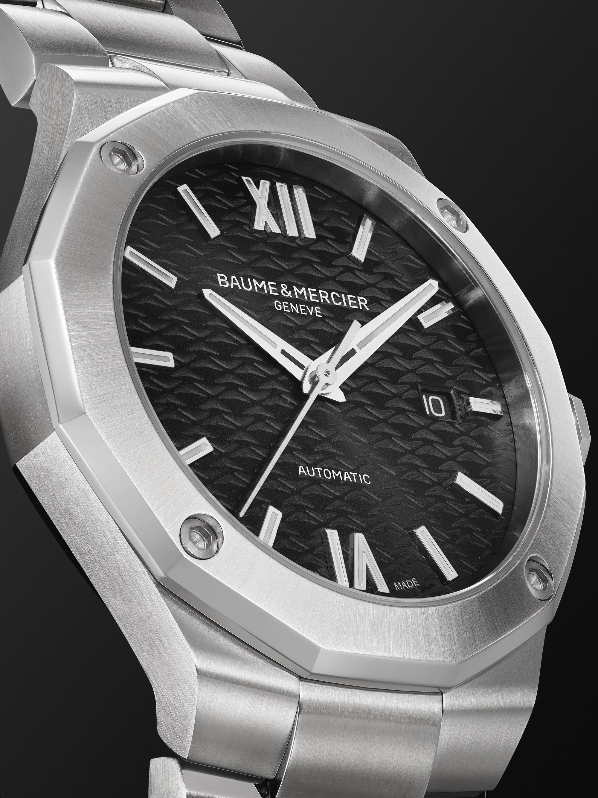 BAUME & MERCIER Riviera Automatic 42mm Stainless Steel Watch, Ref. No. M0A10621