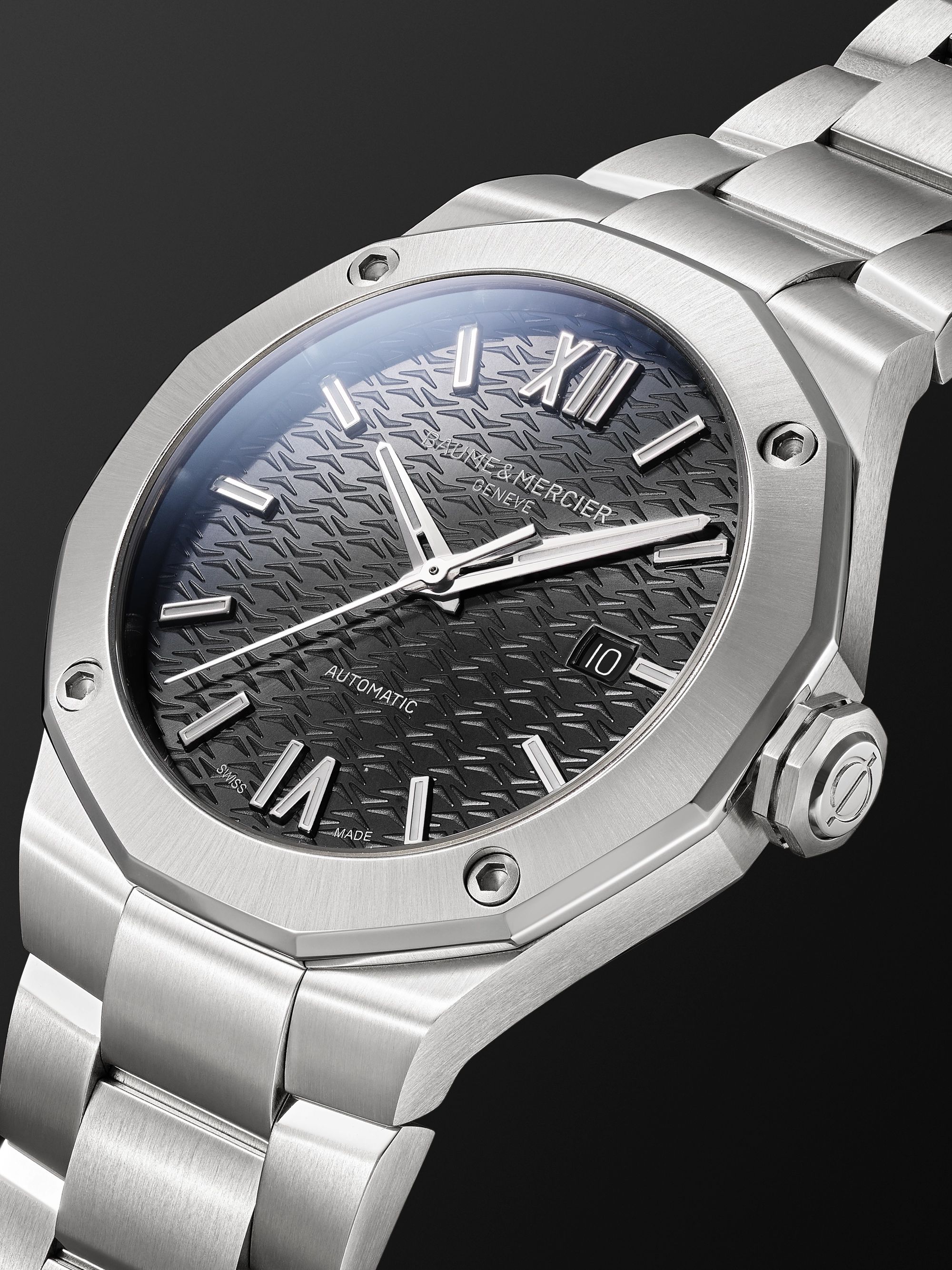 BAUME & MERCIER Riviera Automatic 42mm Stainless Steel Watch, Ref. No. M0A10621