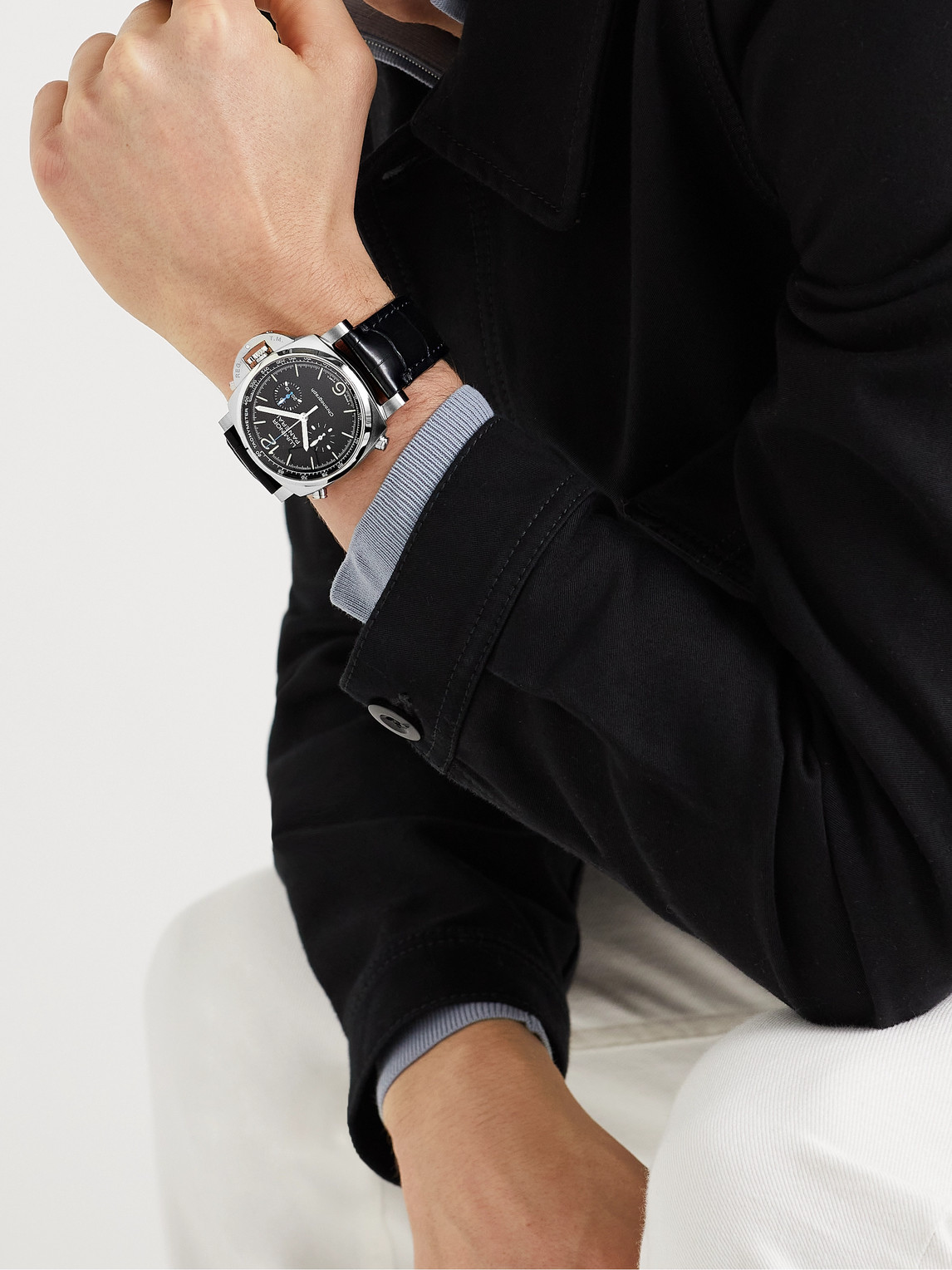 Luminor Chrono Automatic Chronograph Stainless Steel Watch, Ref. PAM01109 — 2
