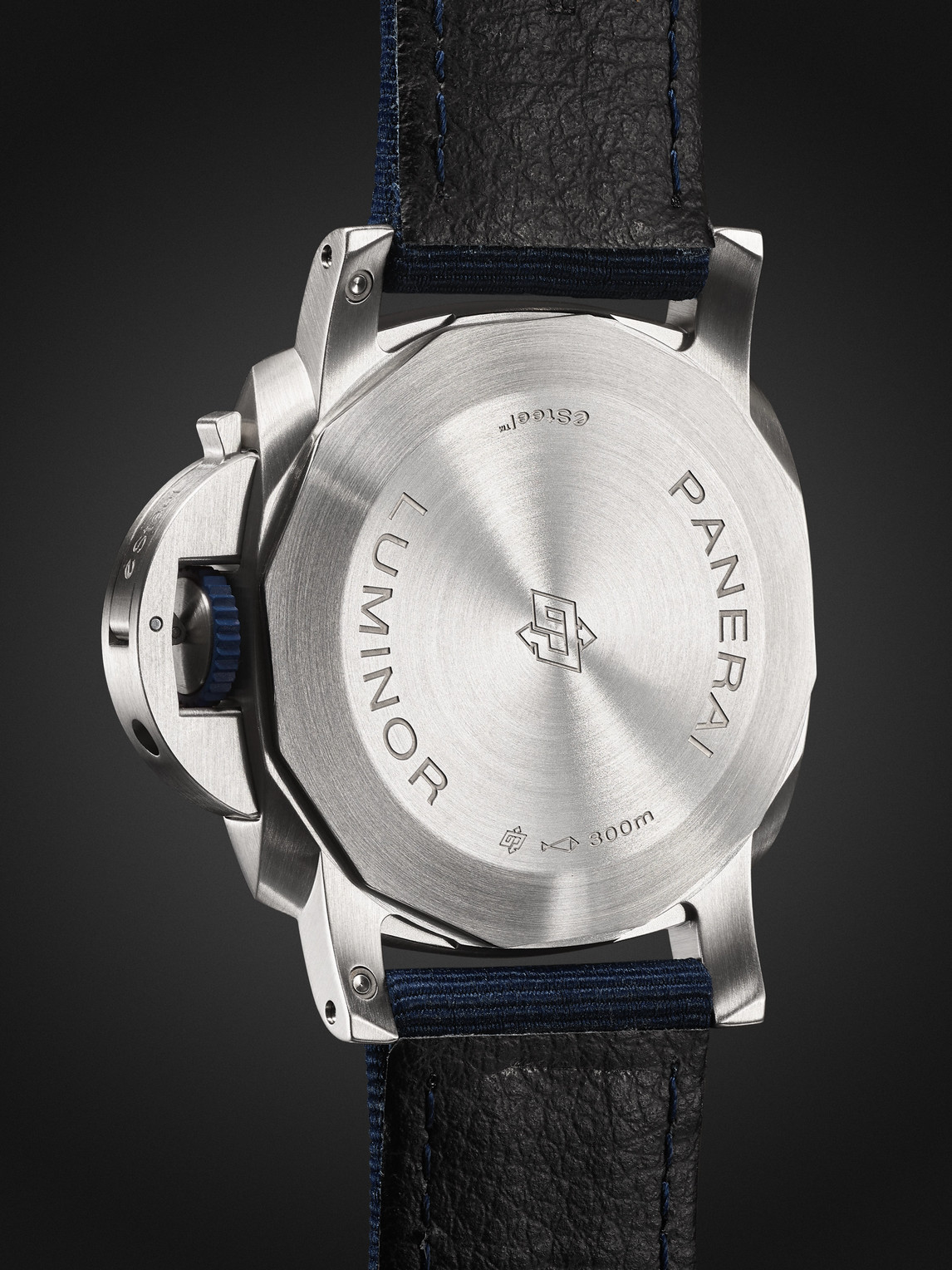 Shop Panerai Luminor Marina Automatic 44mm Esteel And Recycled Pet Watch, Ref. No. Pam01157 In Blue