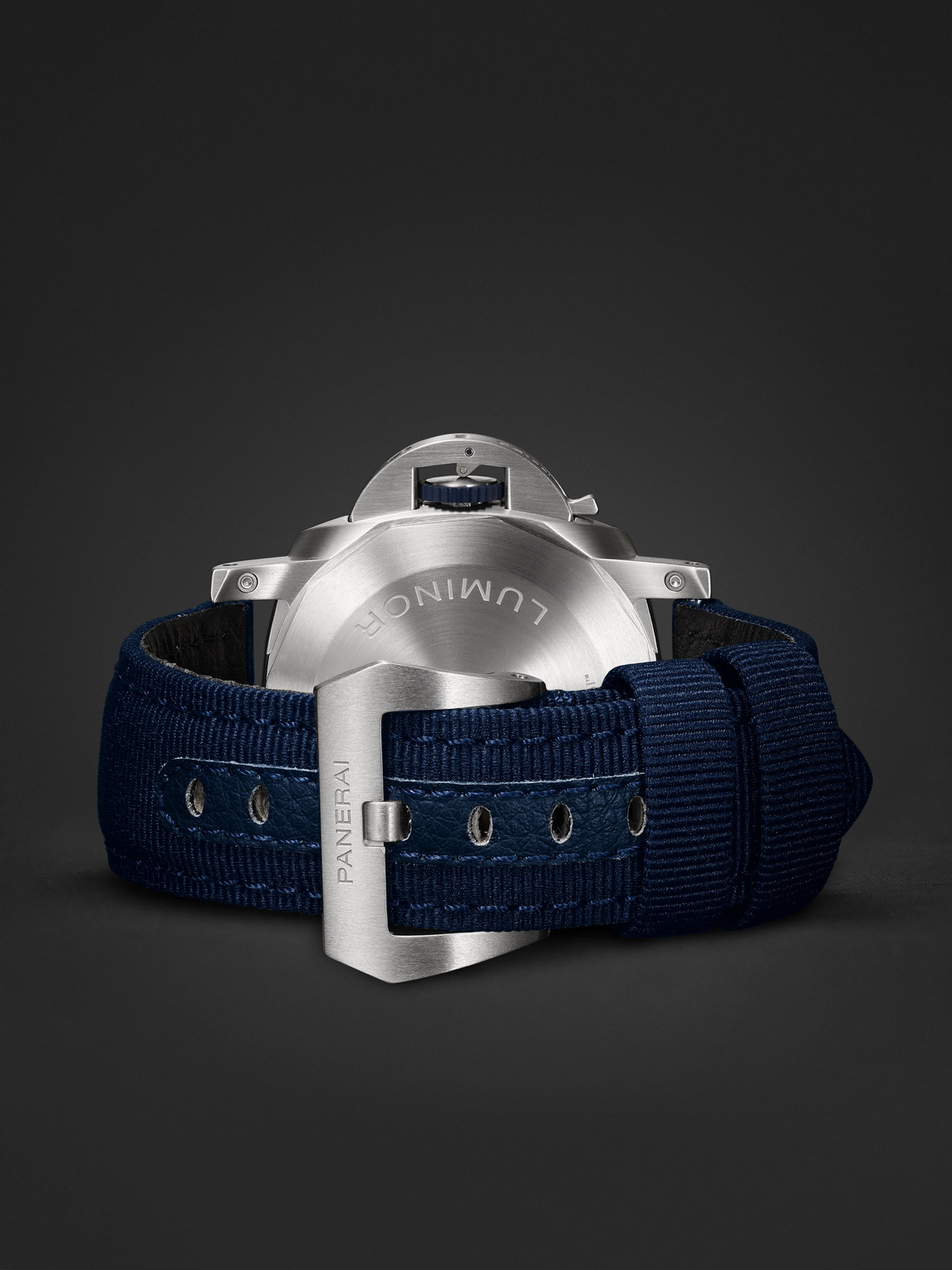 Shop Panerai Luminor Marina Automatic 44mm Esteel And Recycled Pet Watch, Ref. No. Pam01157 In Blue