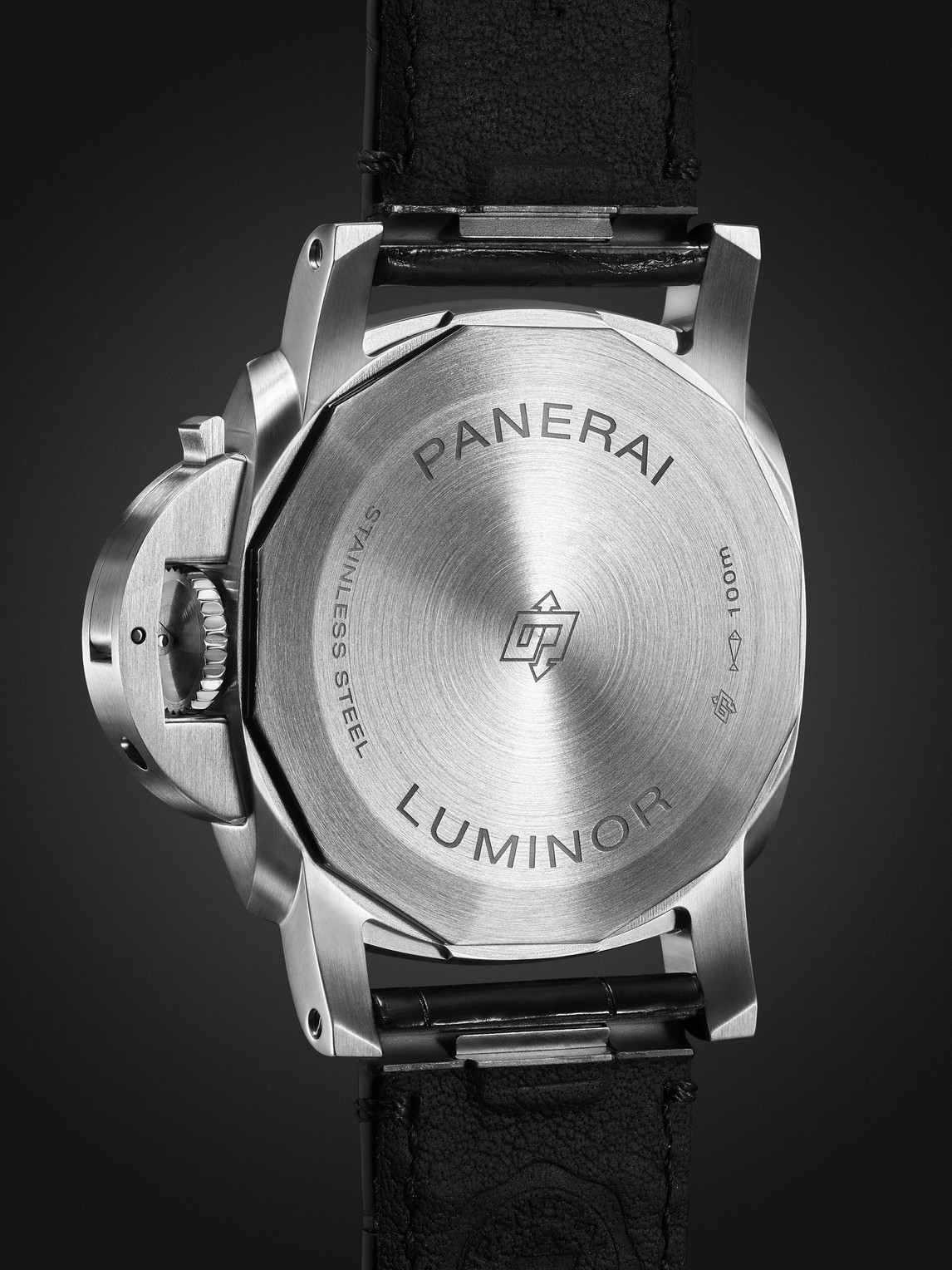  Panerai - Luminor Marina Quaranta Automatic 40mm Stainless Steel And Alligator Watch, Ref. No. Pam01272 - Men - Black 