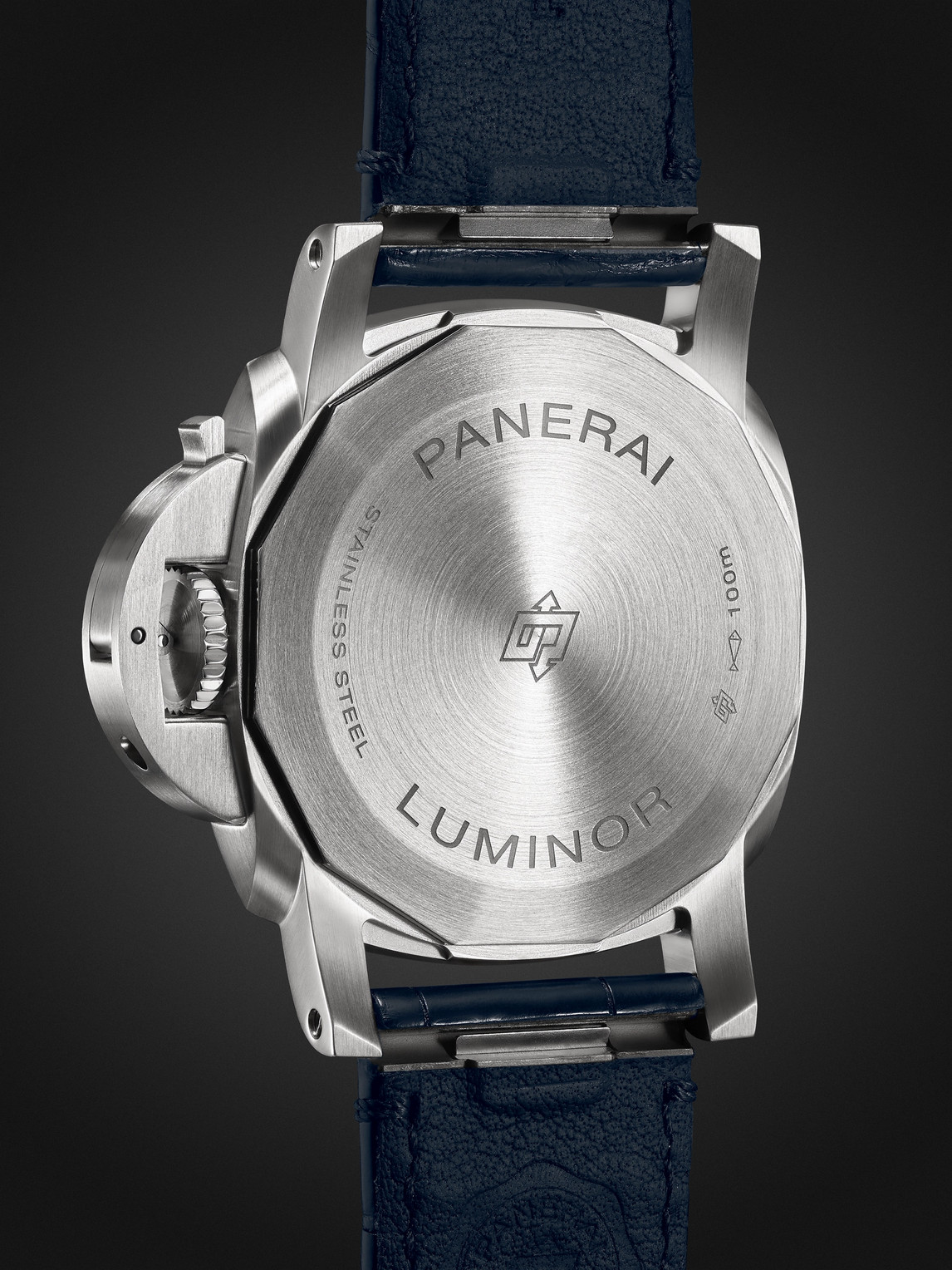  Panerai - Luminor Marina Quaranta Automatic 40mm Stainless Steel And Alligator Watch, Ref. No. Pam01270 - Men - Blue 
