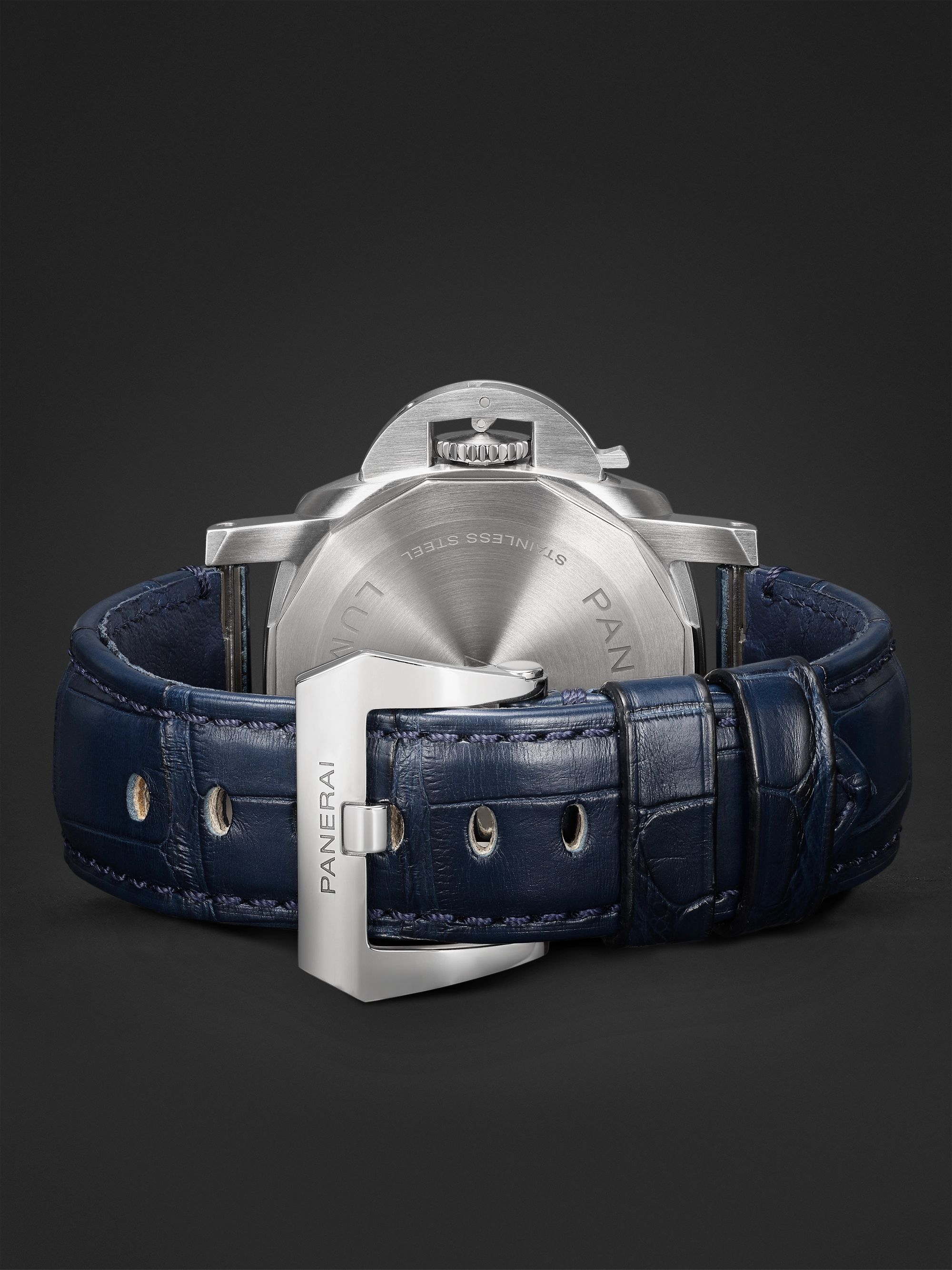 PANERAI Luminor Marina Quaranta Automatic 40mm Stainless Steel and Alligator Watch, Ref. No. PAM01270