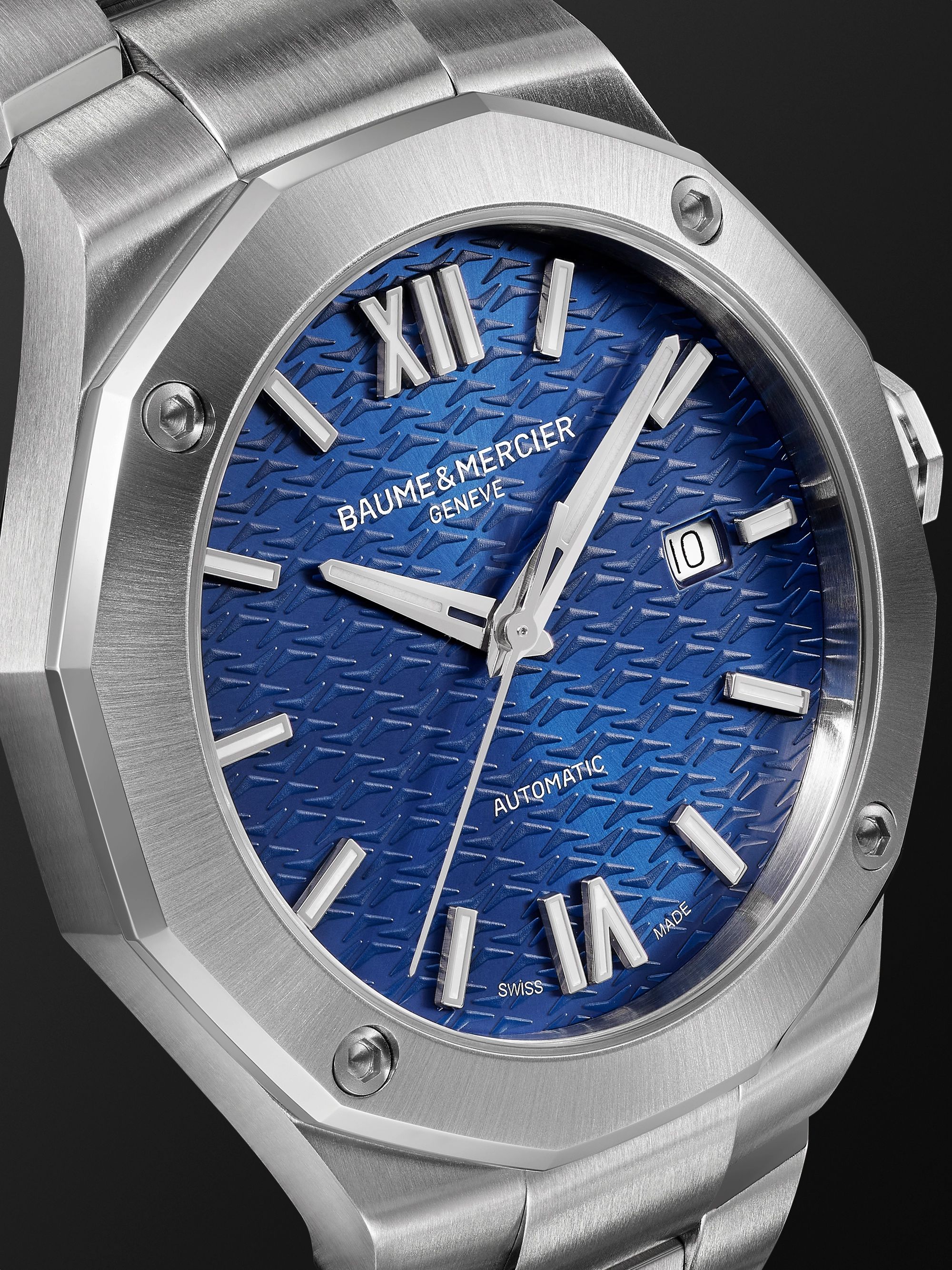 BAUME & MERCIER Riviera Automatic 42mm Stainless Steel Watch, Ref. No. M0A10620
