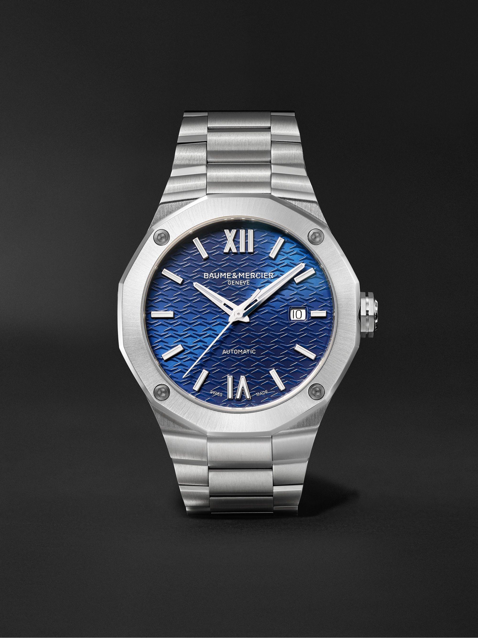 BAUME & MERCIER Riviera Automatic 42mm Stainless Steel Watch, Ref. No. M0A10620