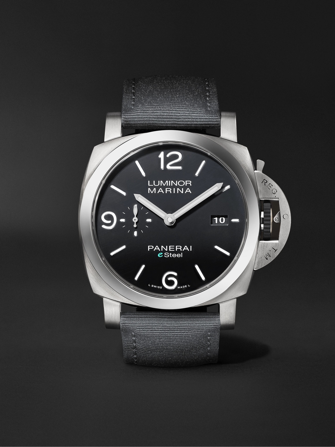 Panerai Luminor Marina Automatic 44mm eSteel and Recycled PET Watch, Ref. No. PAM01158 - Men