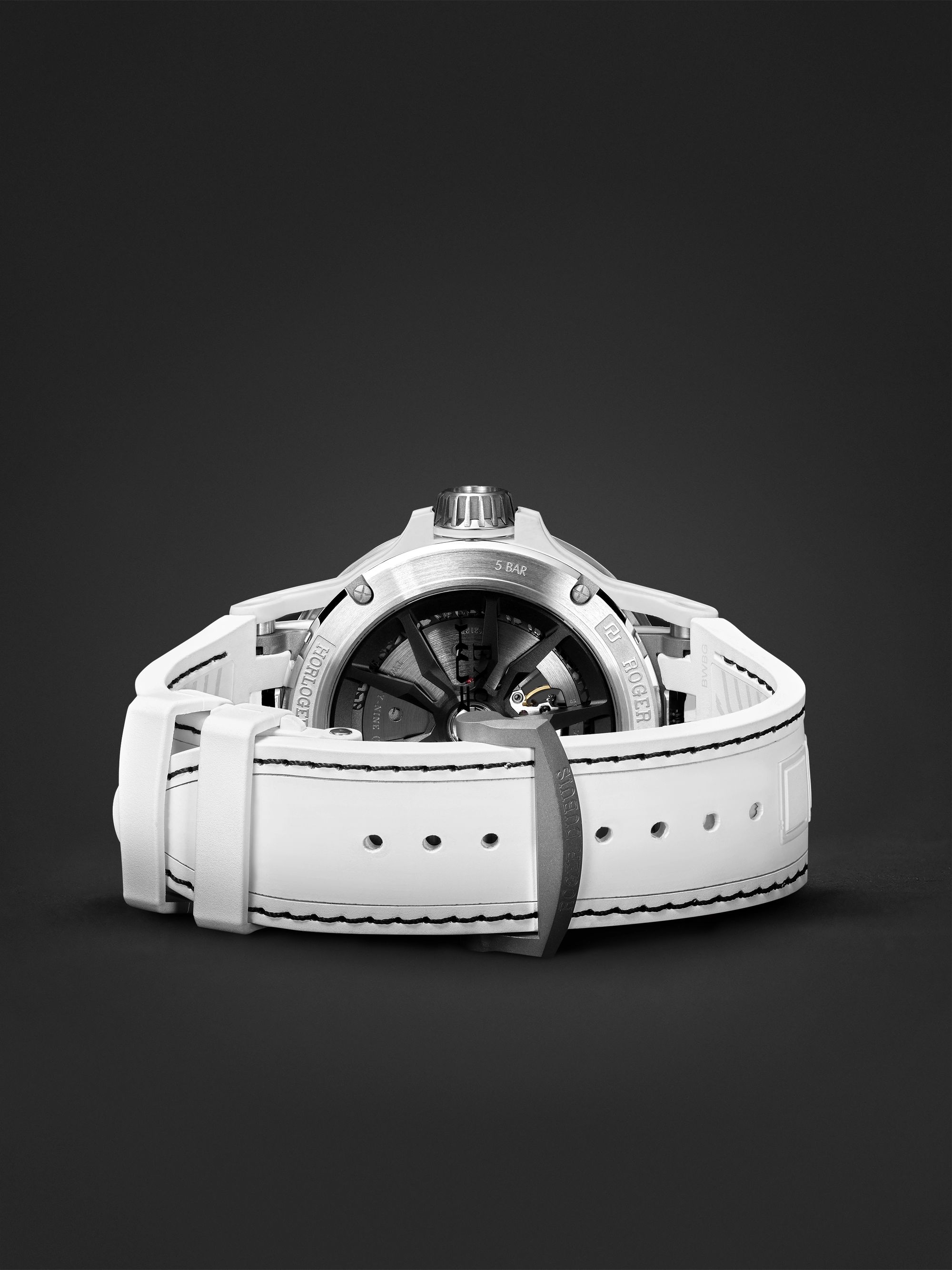 ROGER DUBUIS Excalibur Huracán Limited Edition Automatic Skeleton 45mm Ceramic Watch, Ref. No. EX0947