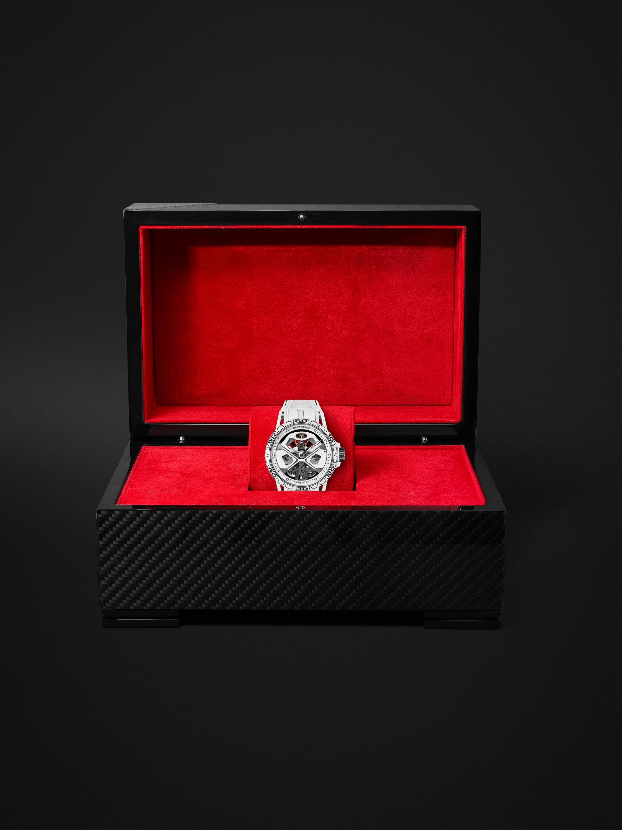 ROGER DUBUIS Excalibur Huracán Limited Edition Automatic Skeleton 45mm Ceramic Watch, Ref. No. EX0947