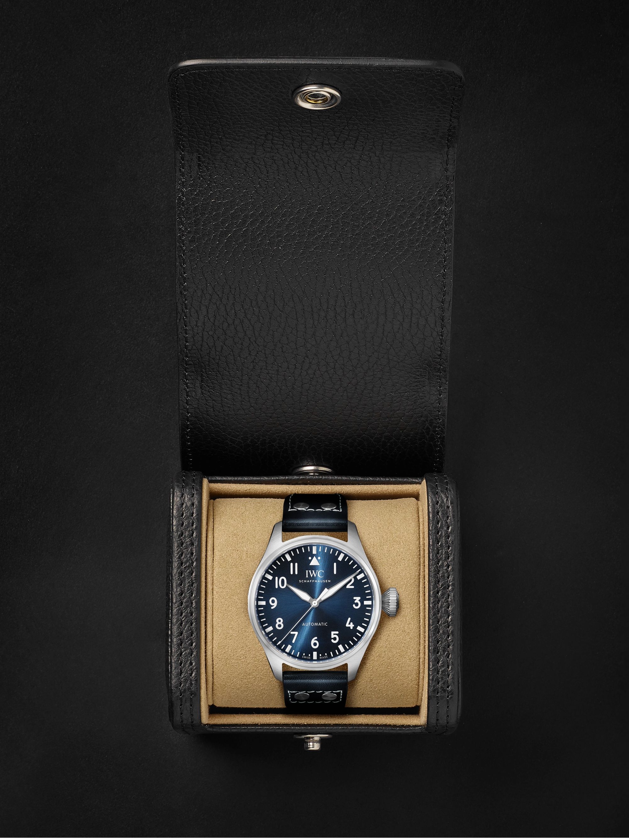 IWC SCHAFFHAUSEN Big Pilot's Automatic 43mm Stainless Steel and Leather Watch, Ref. No. IW329303