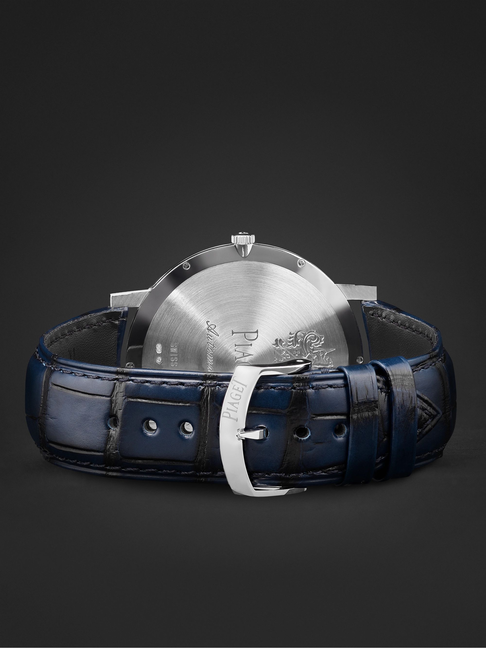 PIAGET Altiplano Ultimate Automatic 41mm 18-Karat White Gold and Alligator Watch, Ref. No. G0A45123