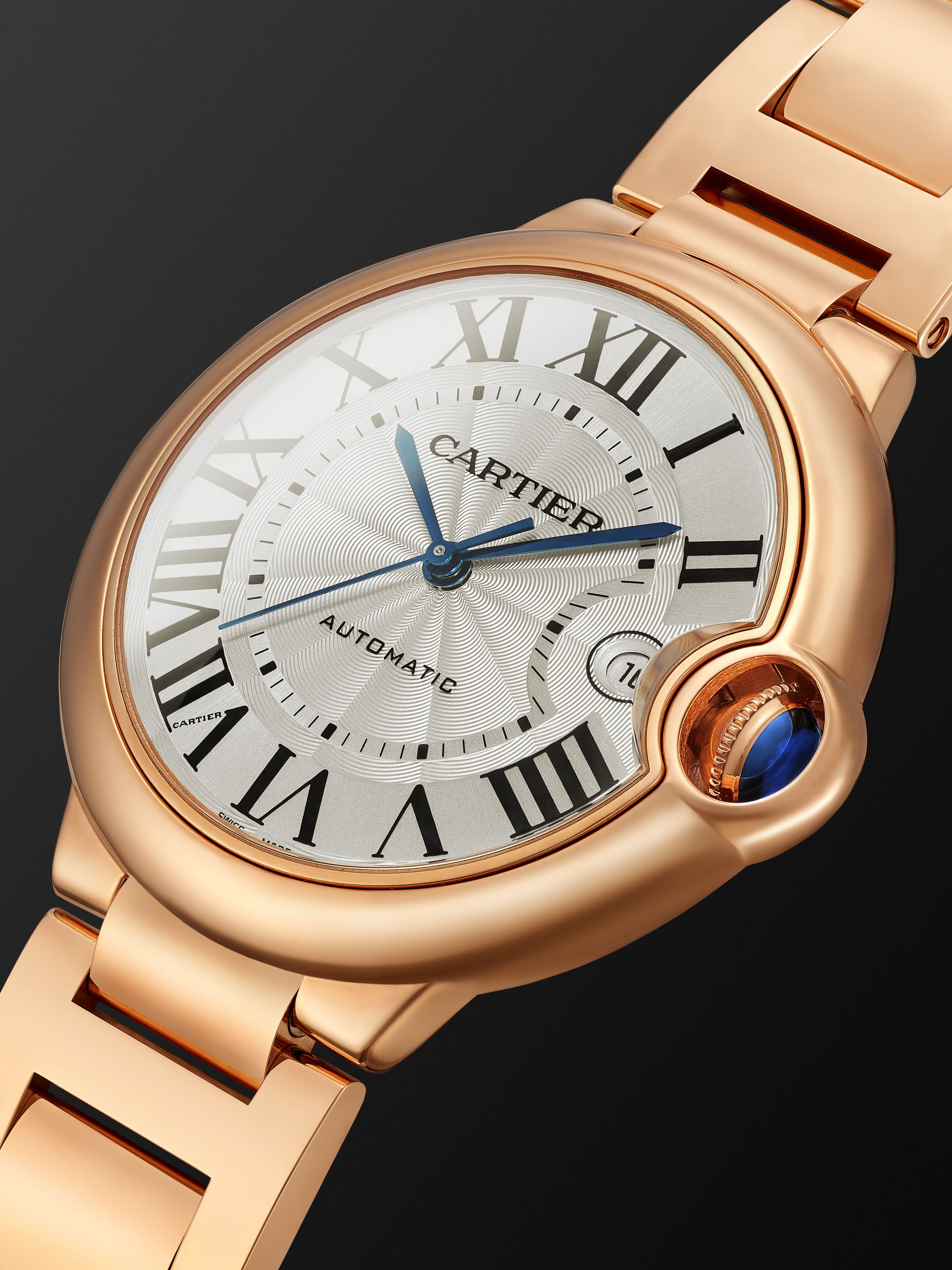 CARTIER Ballon Bleu de Cartier Automatic 40mm 18-Karat Pink Gold Watch, Ref. No. WGBB0039