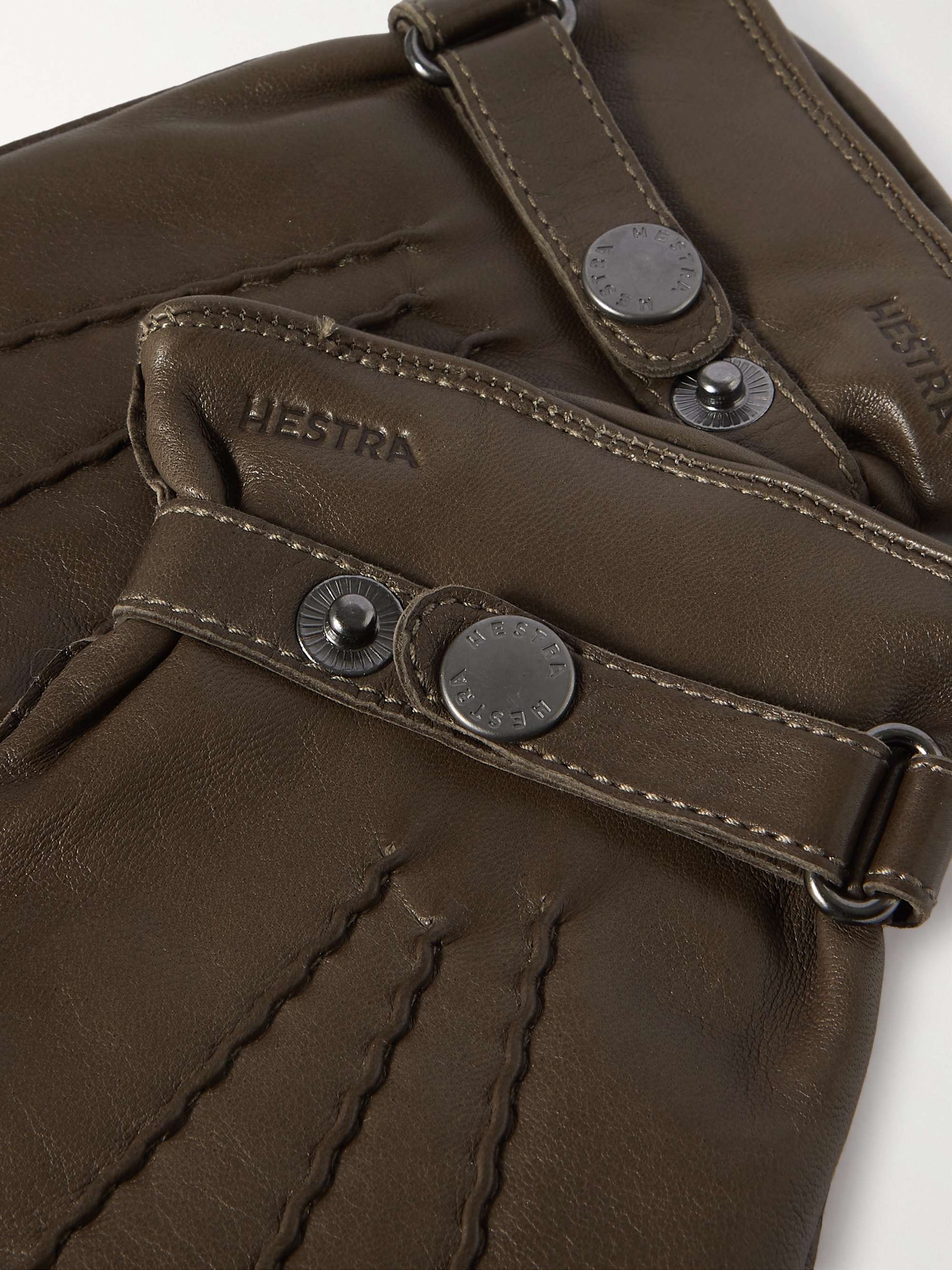 HESTRA Jake Wool-Lined Leather Gloves