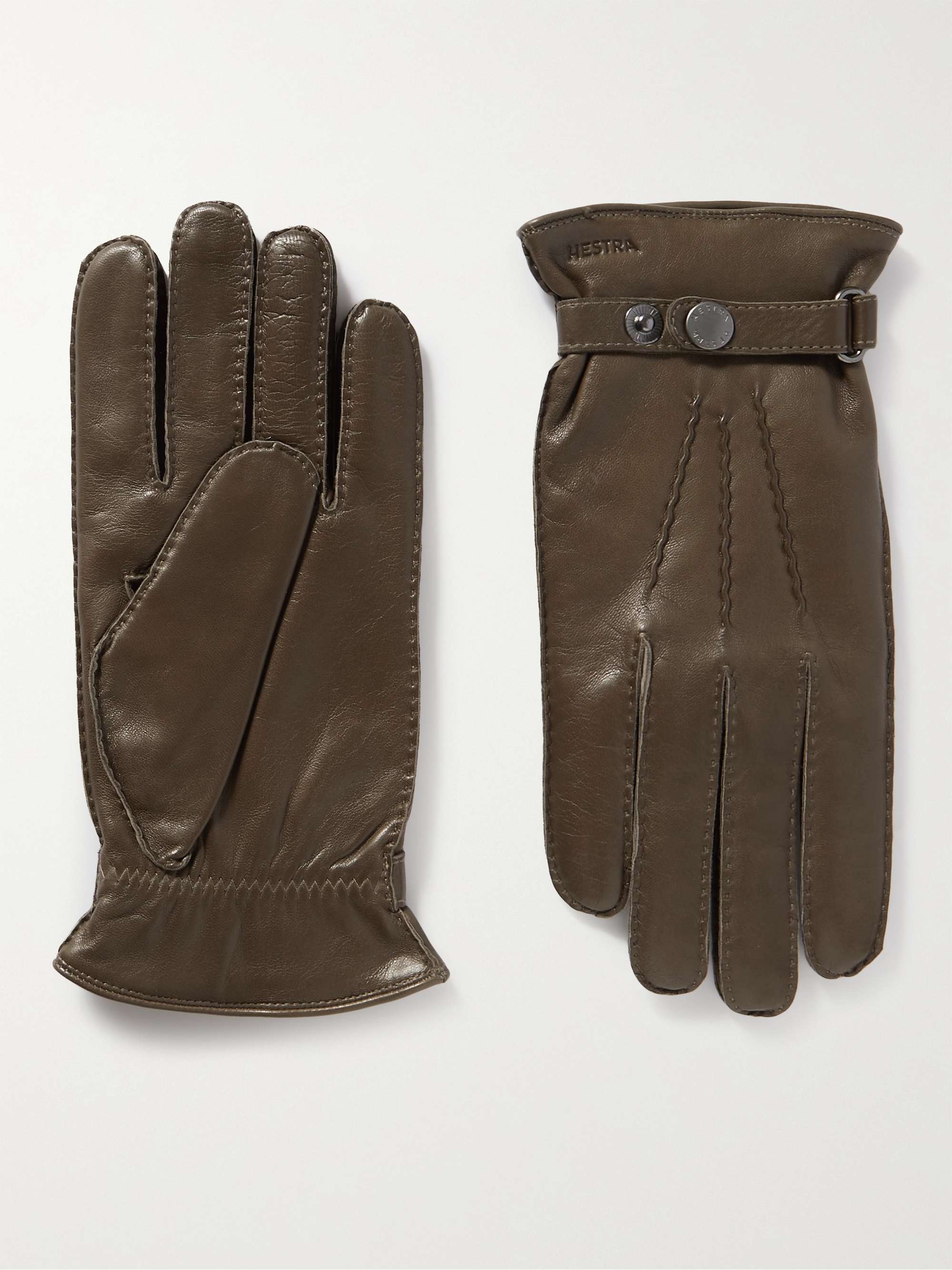 HESTRA Jake Wool-Lined Leather Gloves