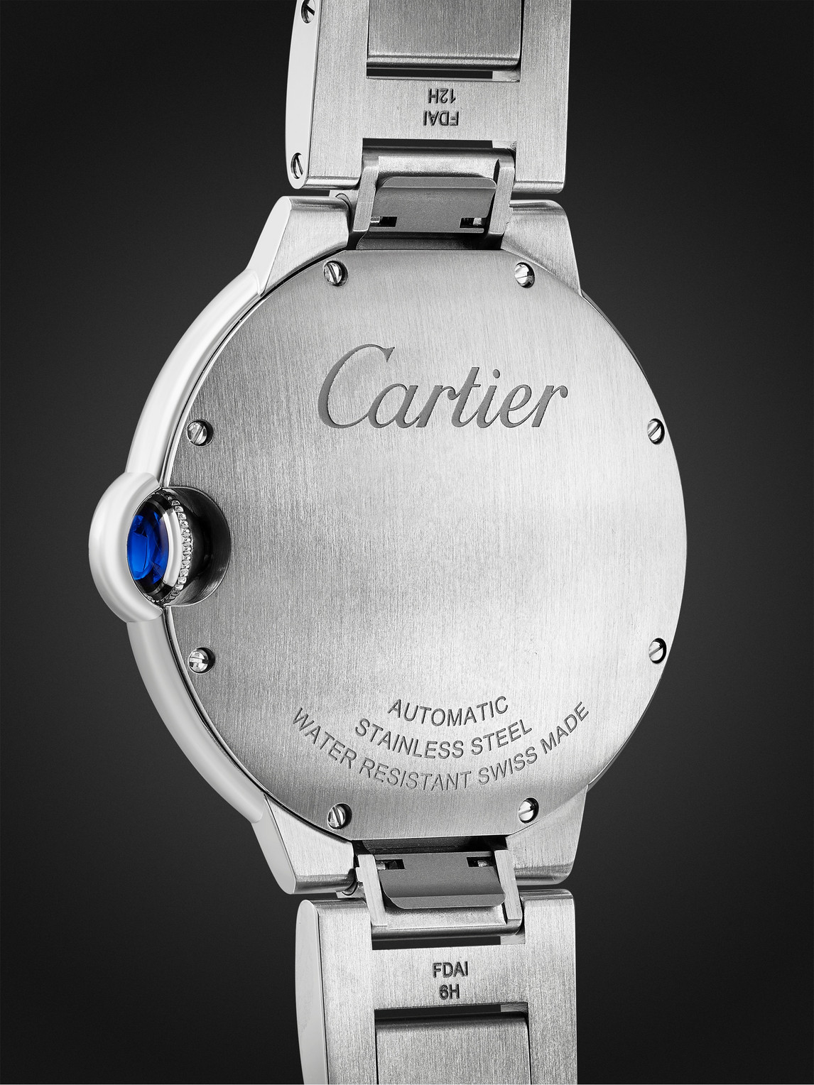 Shop Cartier Ballon Bleu De  Automatic 40mm Stainless Steel Watch, Ref. No. Wsbb0040 In Silver