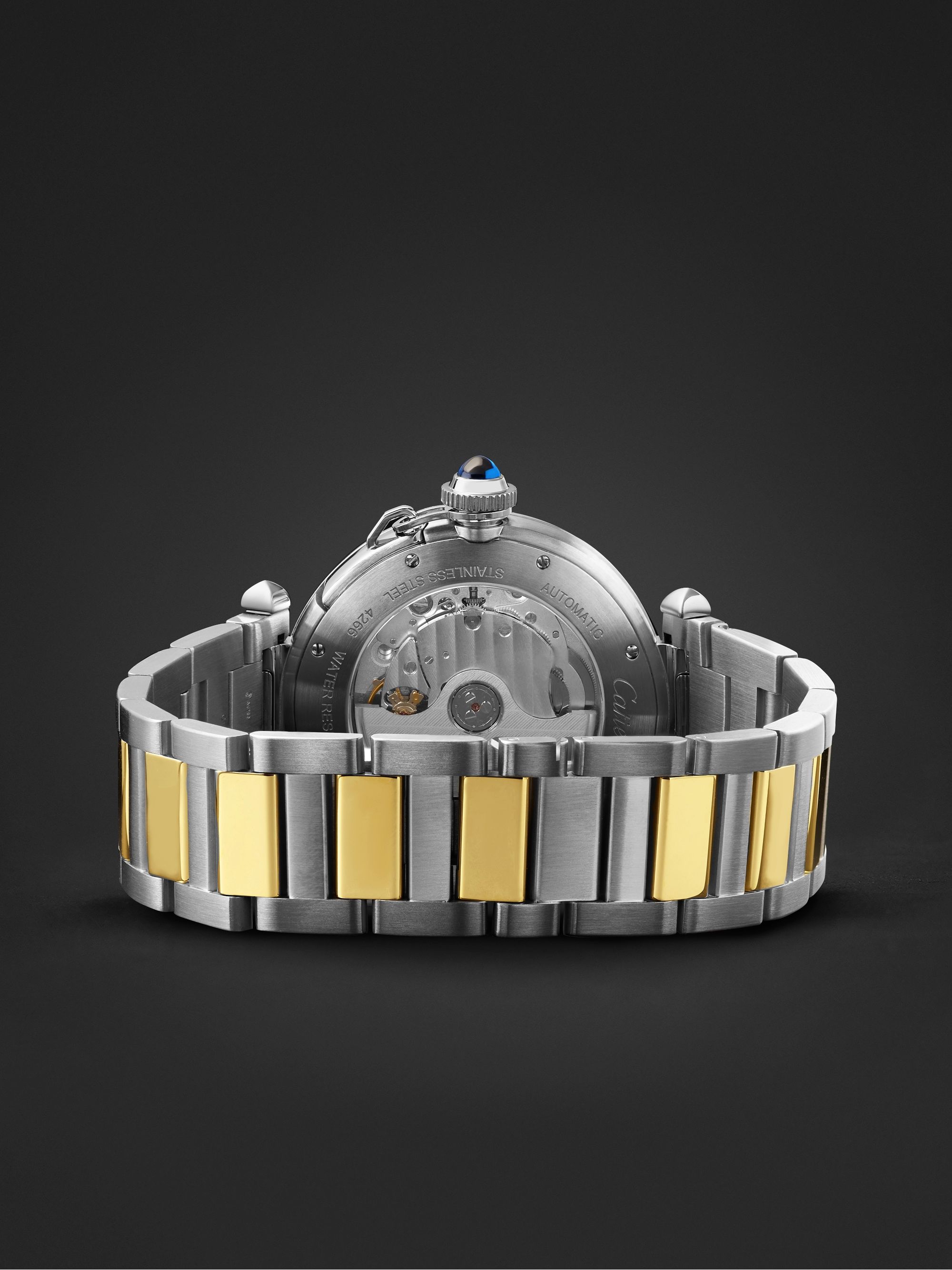 CARTIER Pasha de Cartier Automatic 41mm Stainless Steel and 18-Karat Gold Watch, Ref. No. W2PA0009