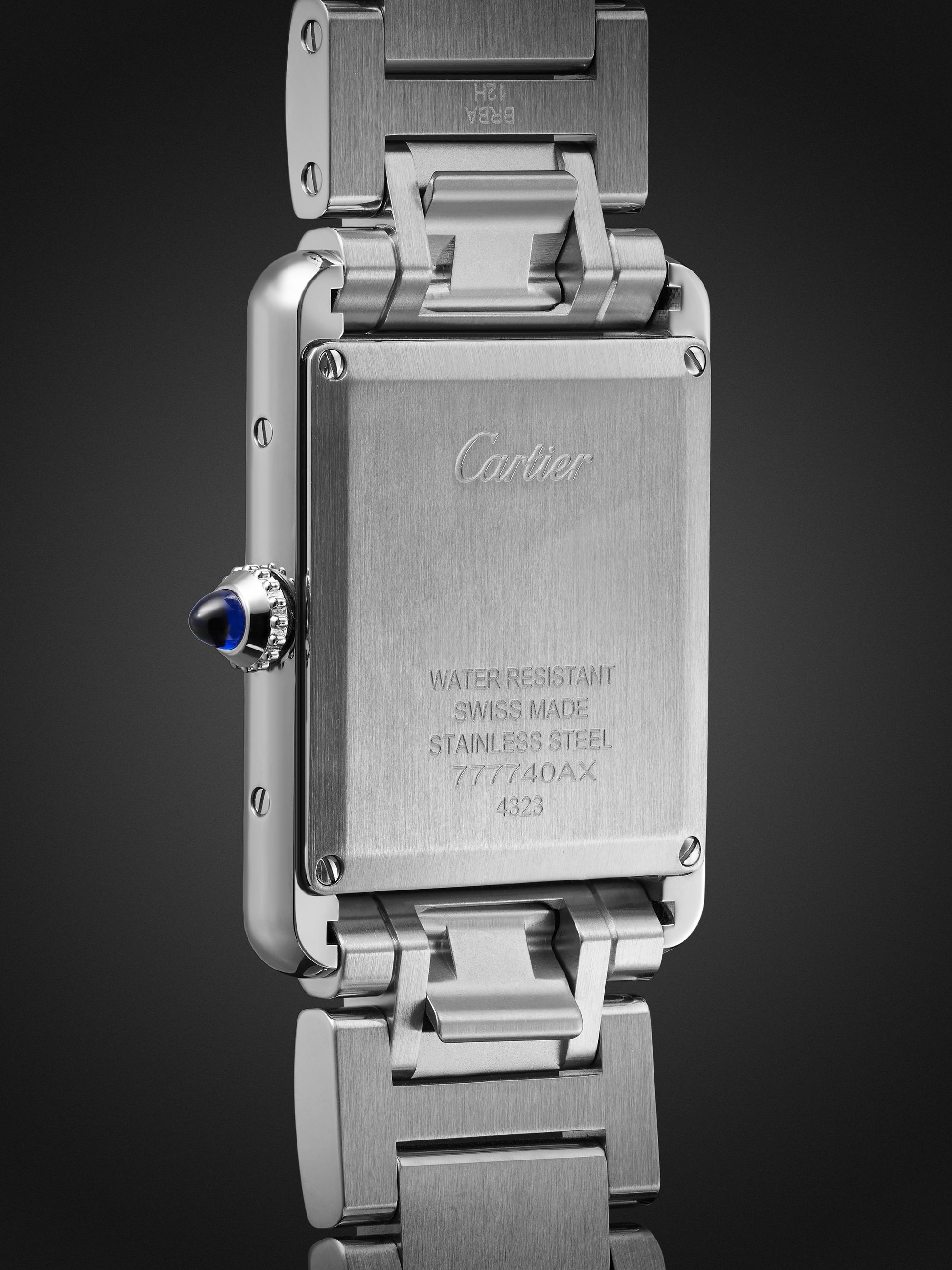 CARTIER Tank Must 33.7mm Stainless Steel Watch, Ref. No. WSTA0052