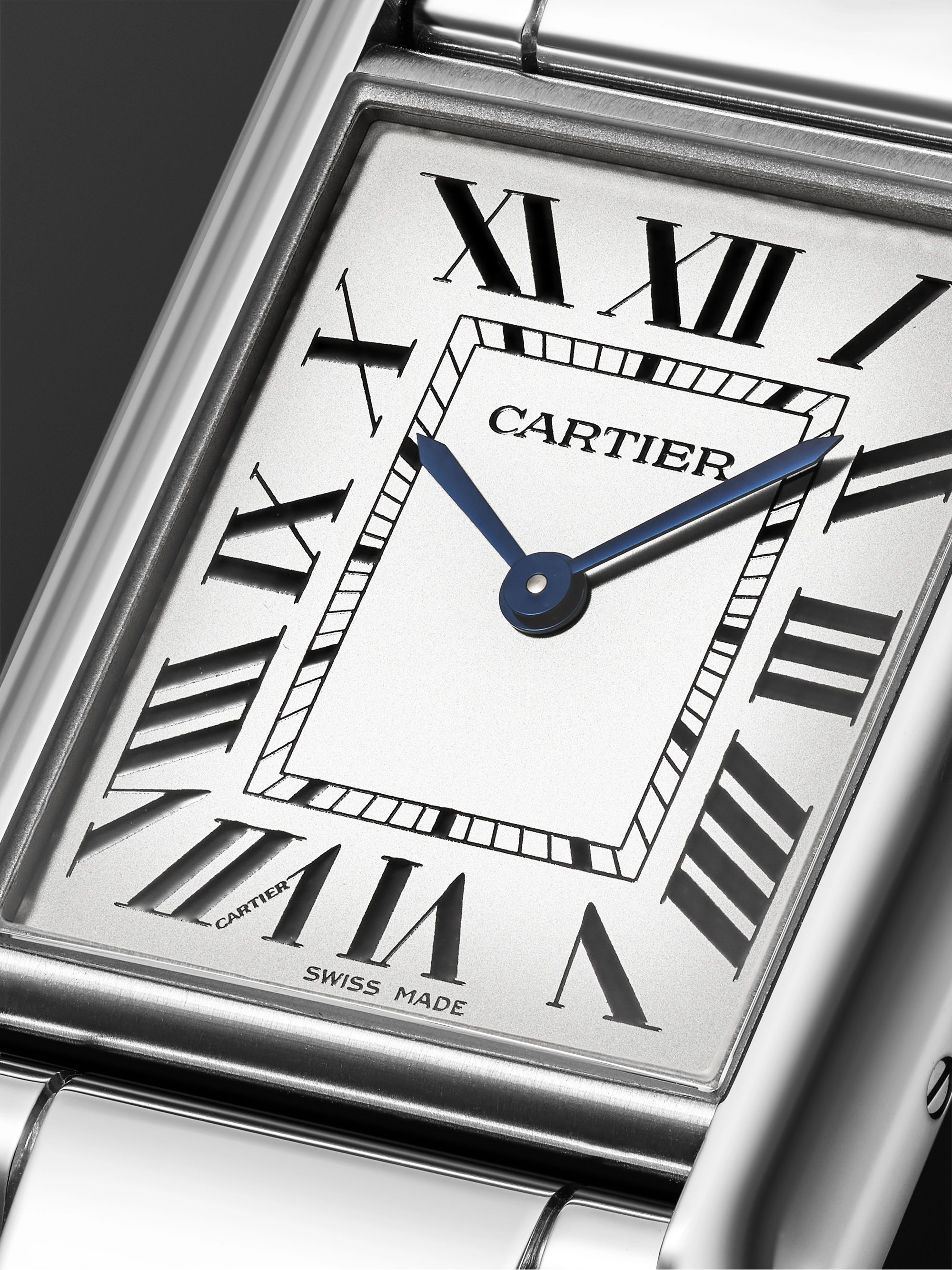CARTIER Tank Must 33.7mm Stainless Steel Watch, Ref. No. WSTA0052