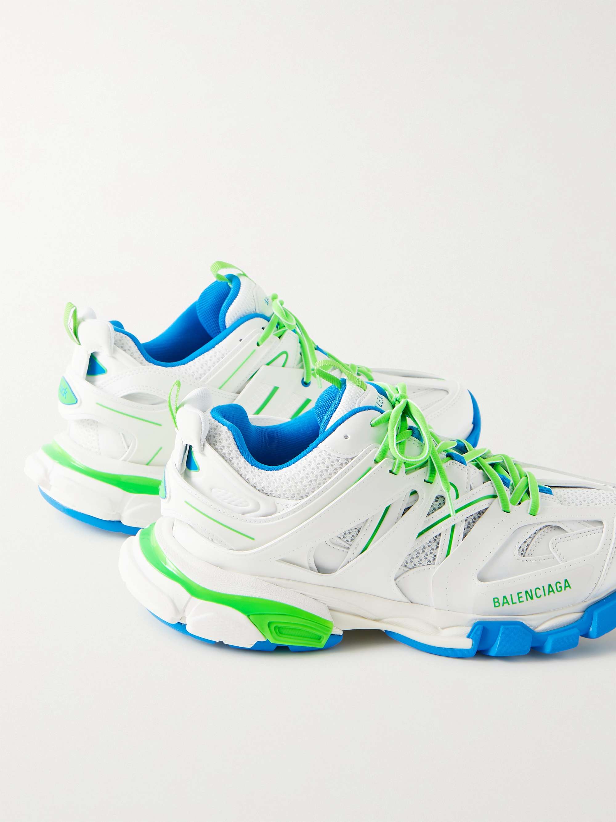 BALENCIAGA Track.2 Nylon, Mesh and Rubber Sneakers