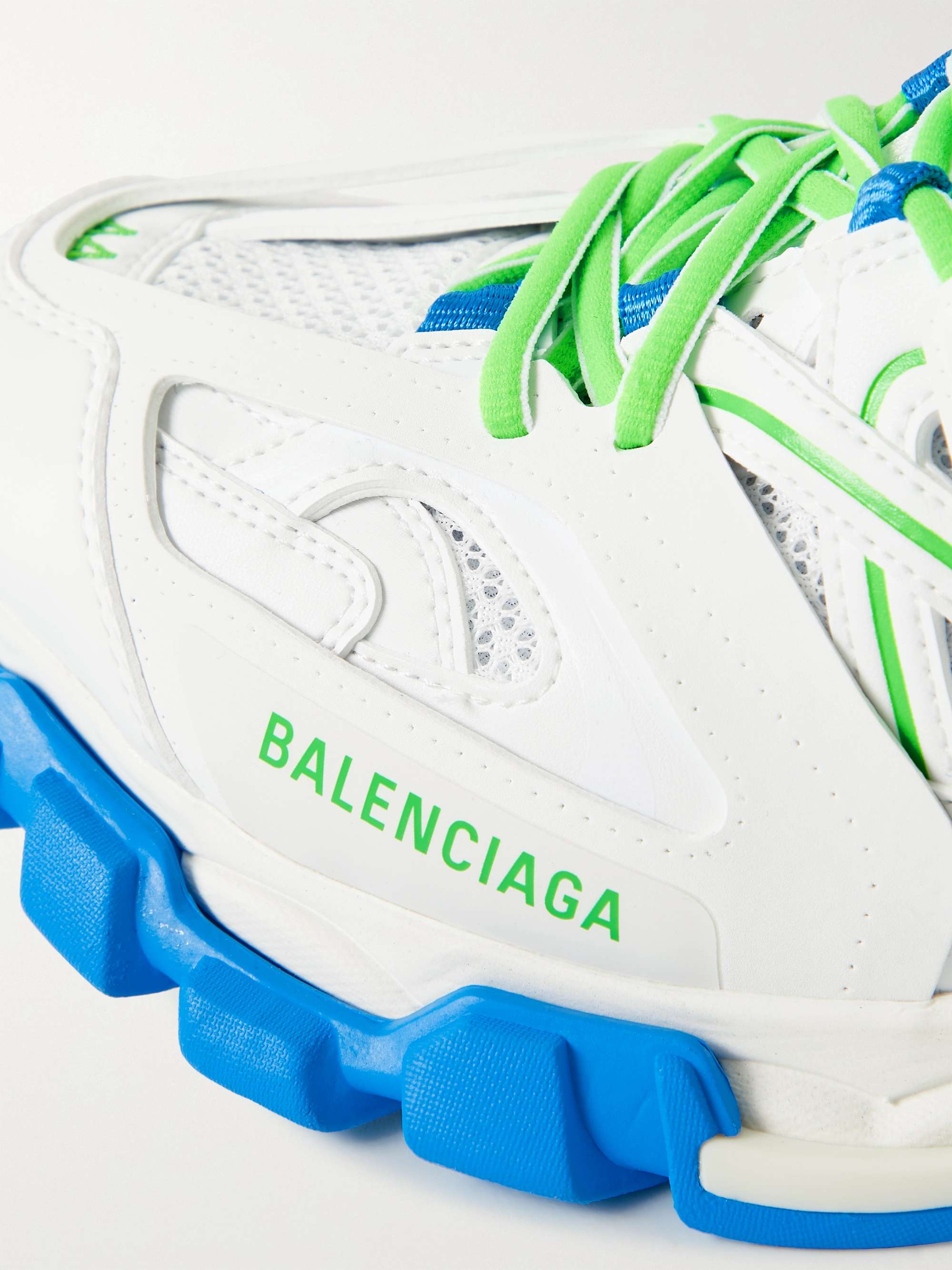 BALENCIAGA Track.2 Nylon, Mesh and Rubber Sneakers