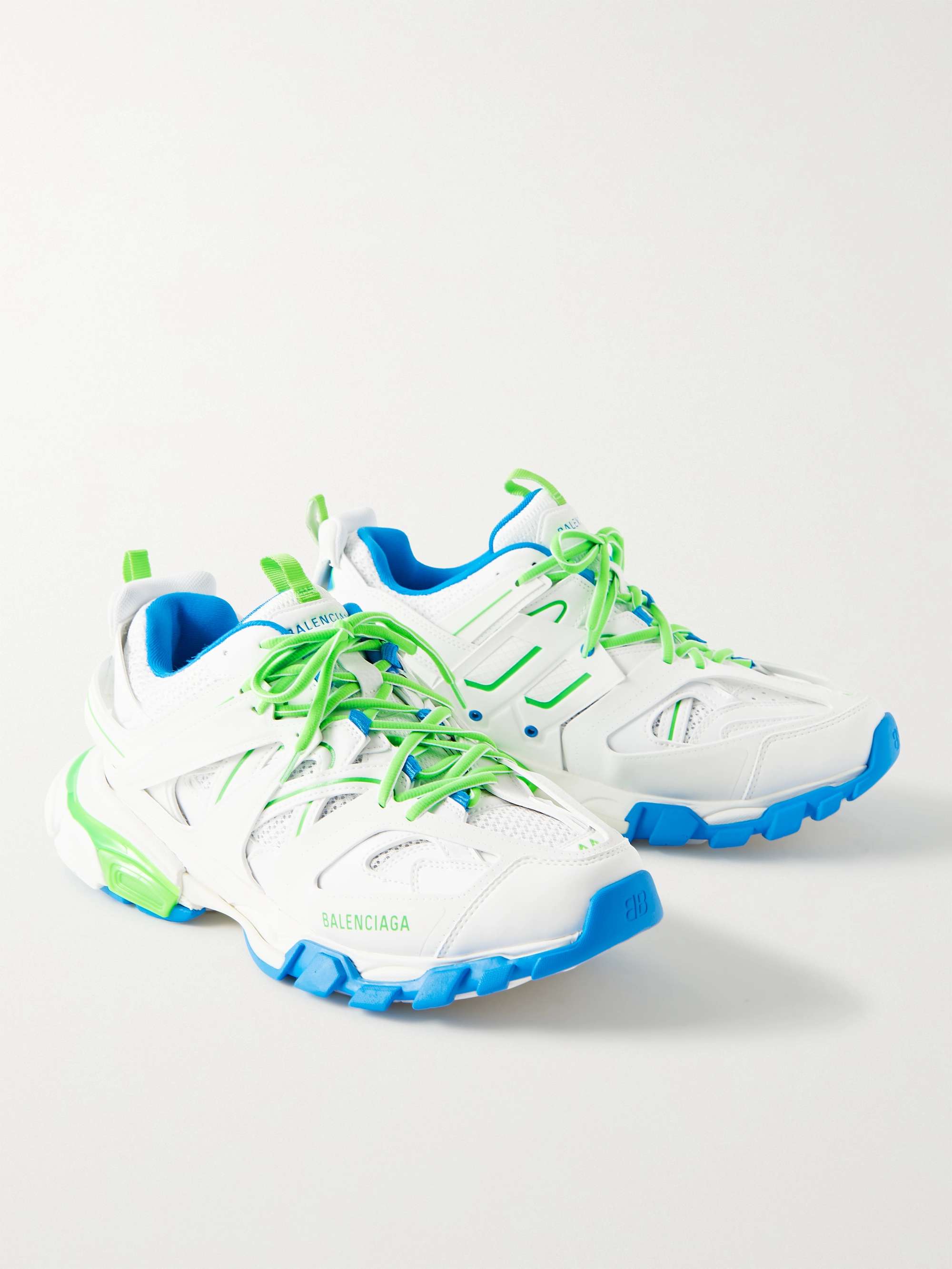BALENCIAGA Track.2 Nylon, Mesh and Rubber Sneakers