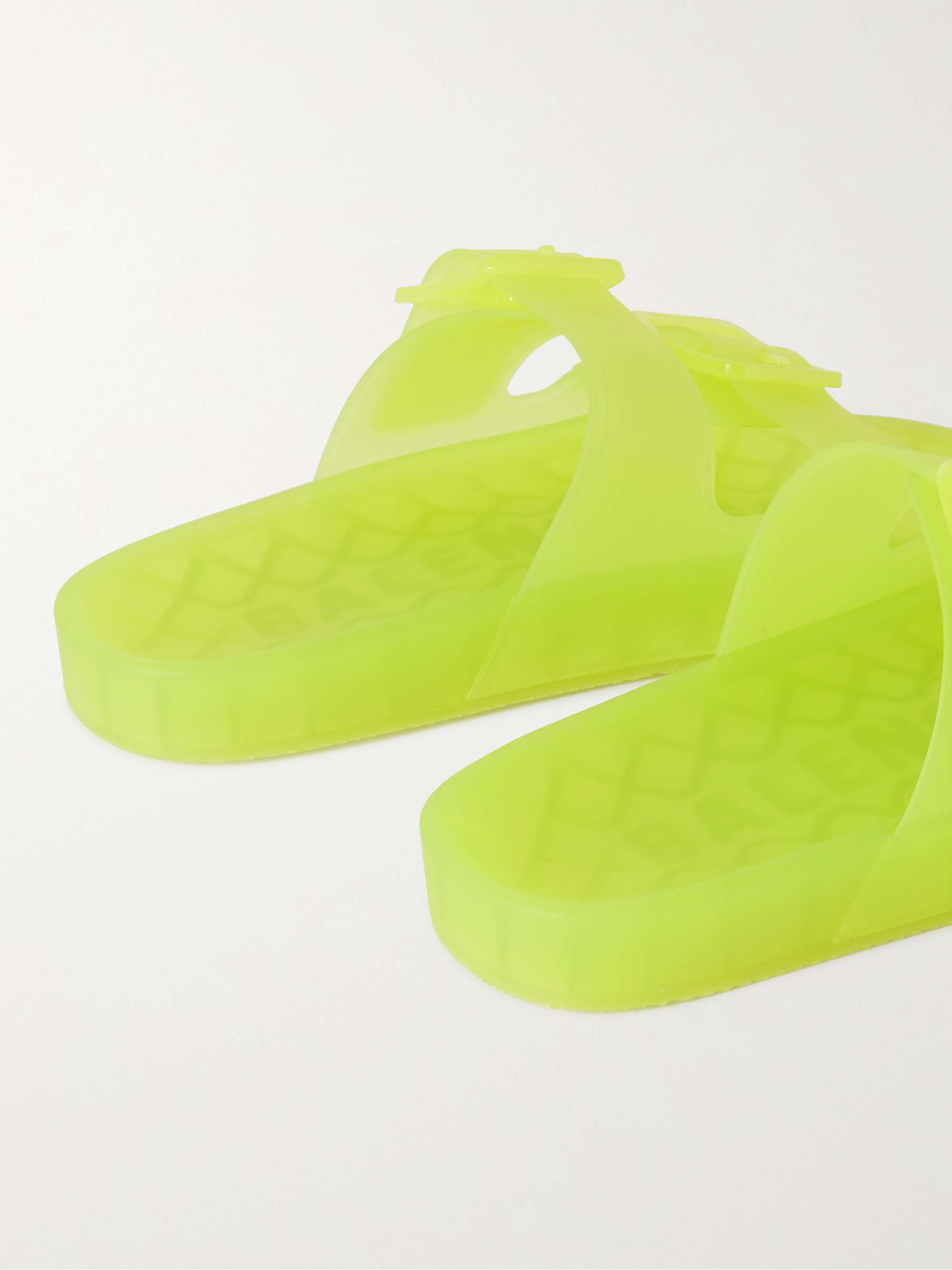 balenciaga mallorca jelly slides