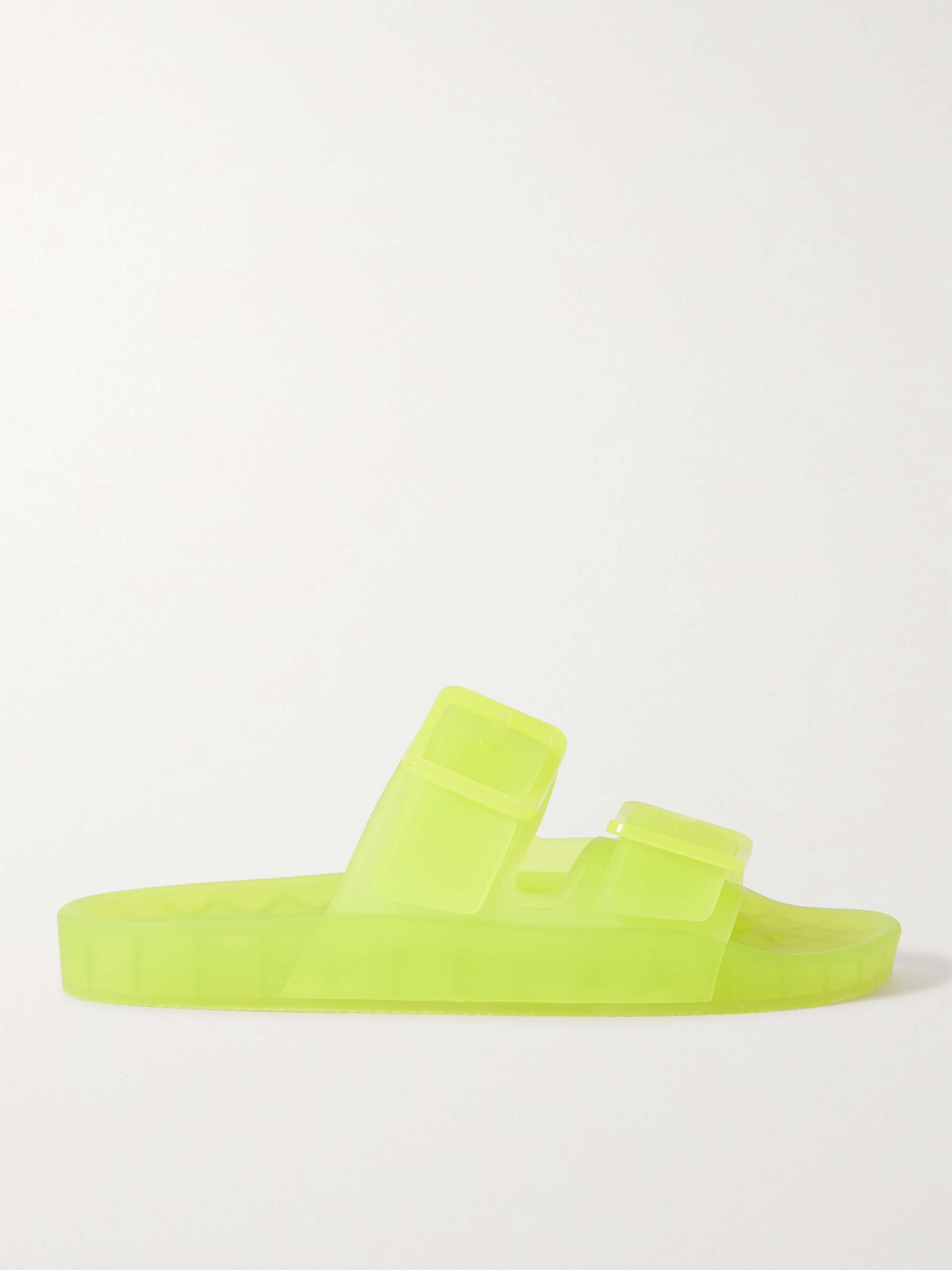 balenciaga mallorca jelly slides