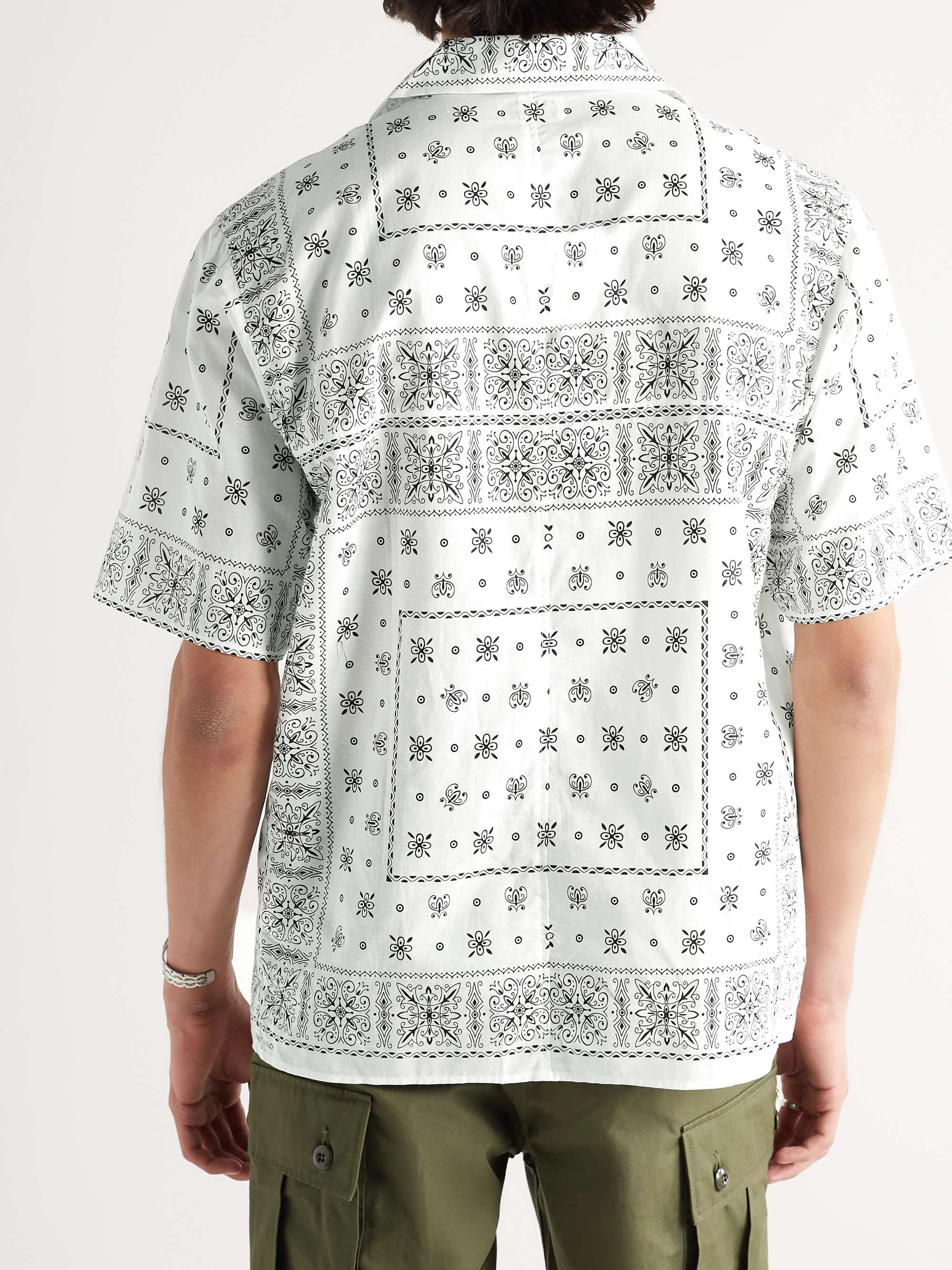 THE REAL MCCOY'S Bandana-Print Cotton Shirt for Men | MR PORTER