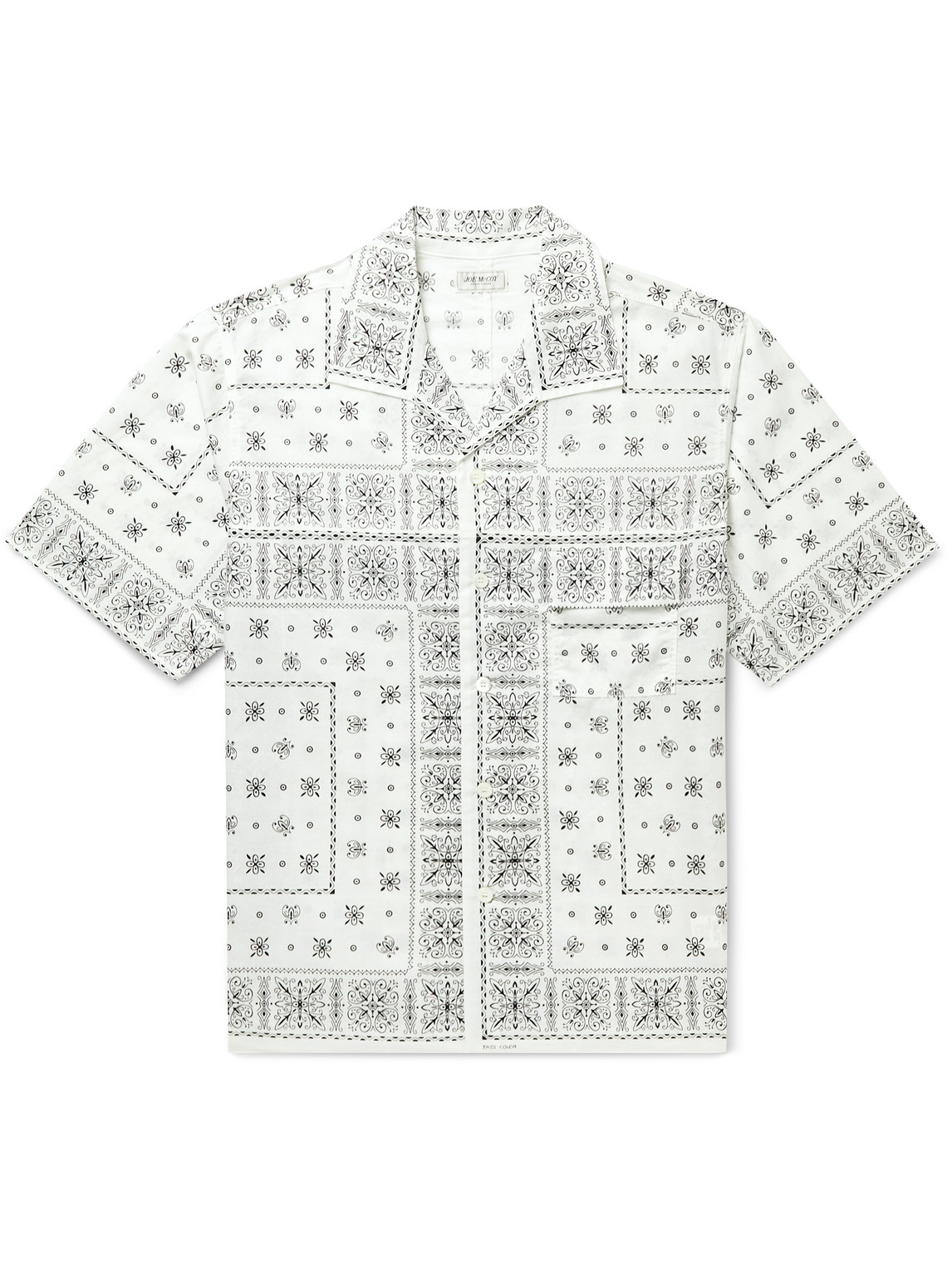 Bandana-Print Cotton Shirt