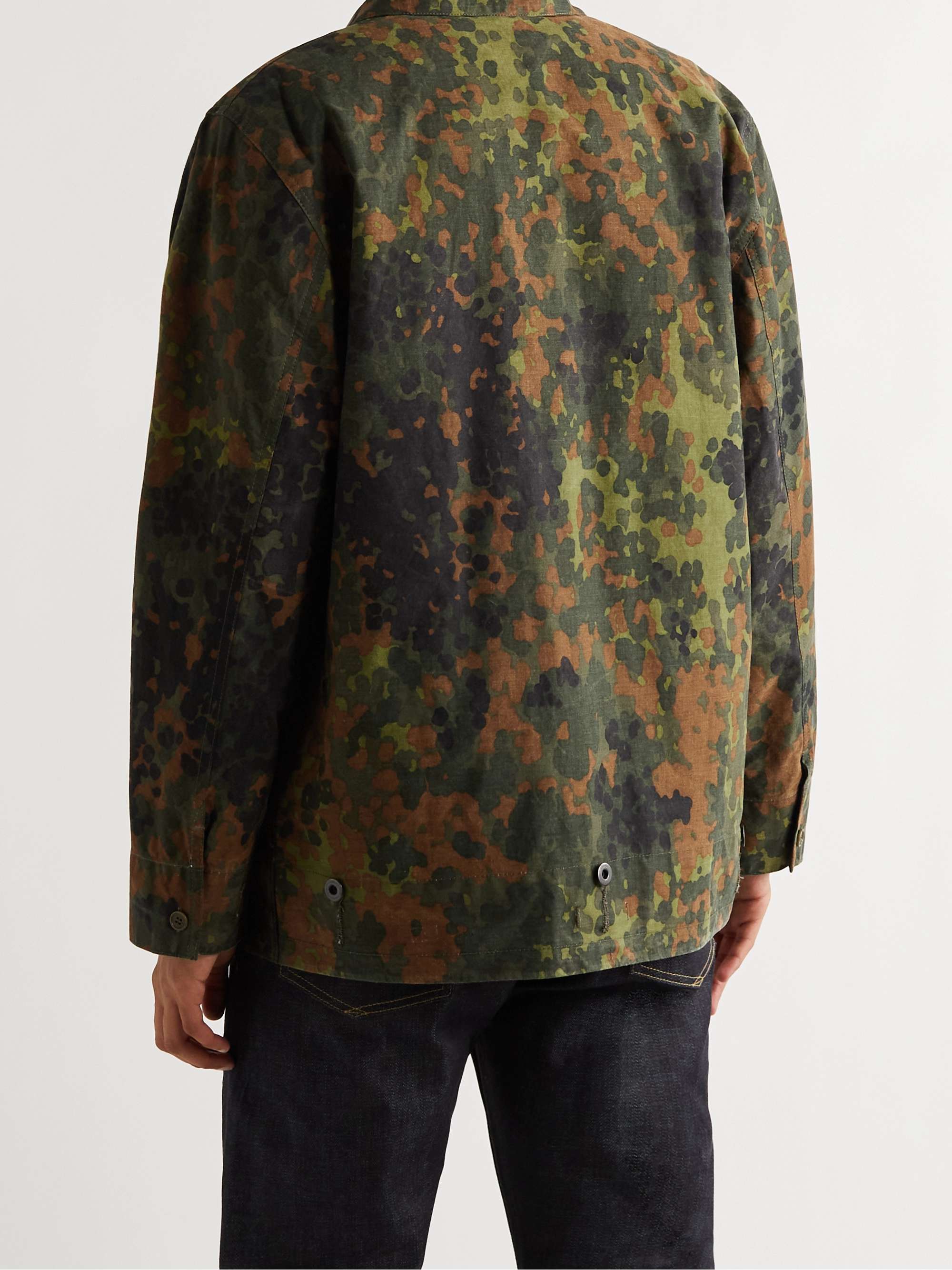 DOUBLE ELEVEN Camouflage-Print Cotton-Canvas Field Jacket