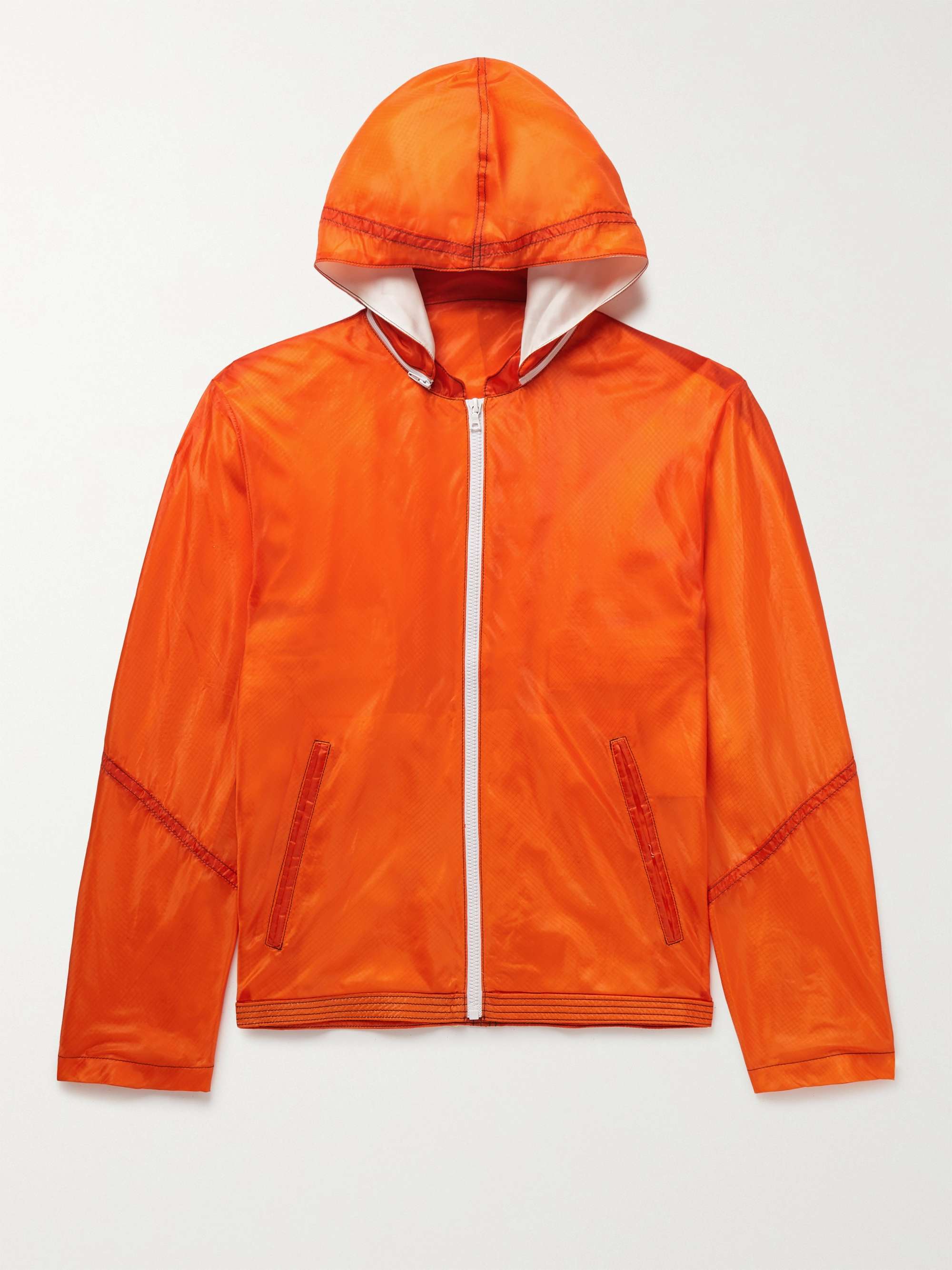 DOUBLE ELEVEN Panelled Nylon-Ripstop Hooded Jacket