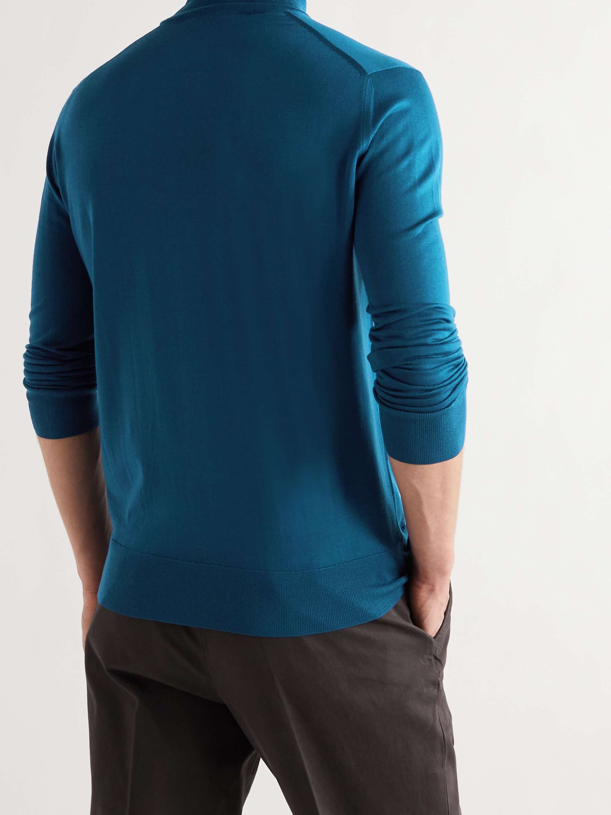 LORO PIANA Slim-Fit Wish Virgin Wool Rollneck Sweater