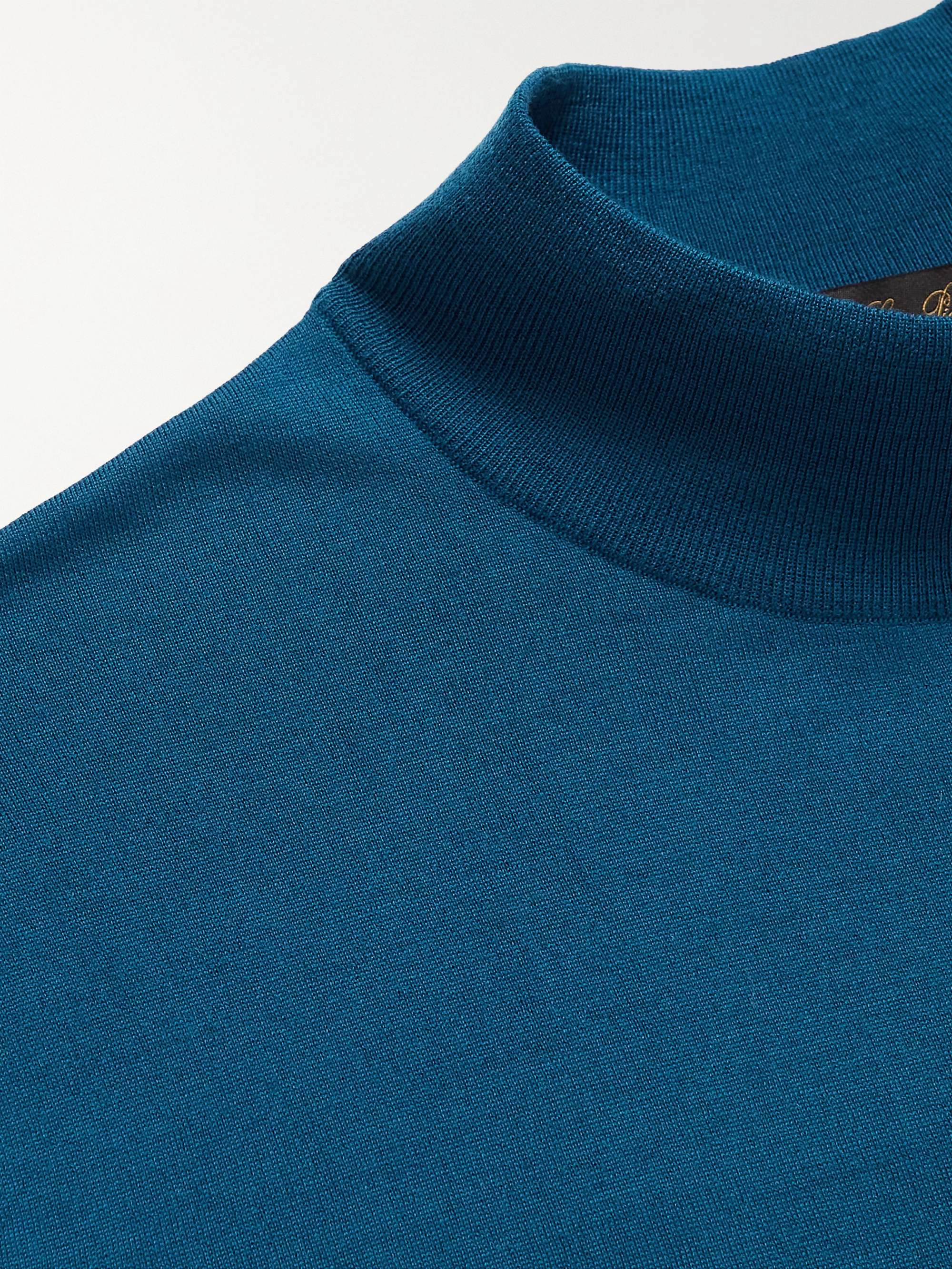 LORO PIANA Slim-Fit Wish Virgin Wool Rollneck Sweater