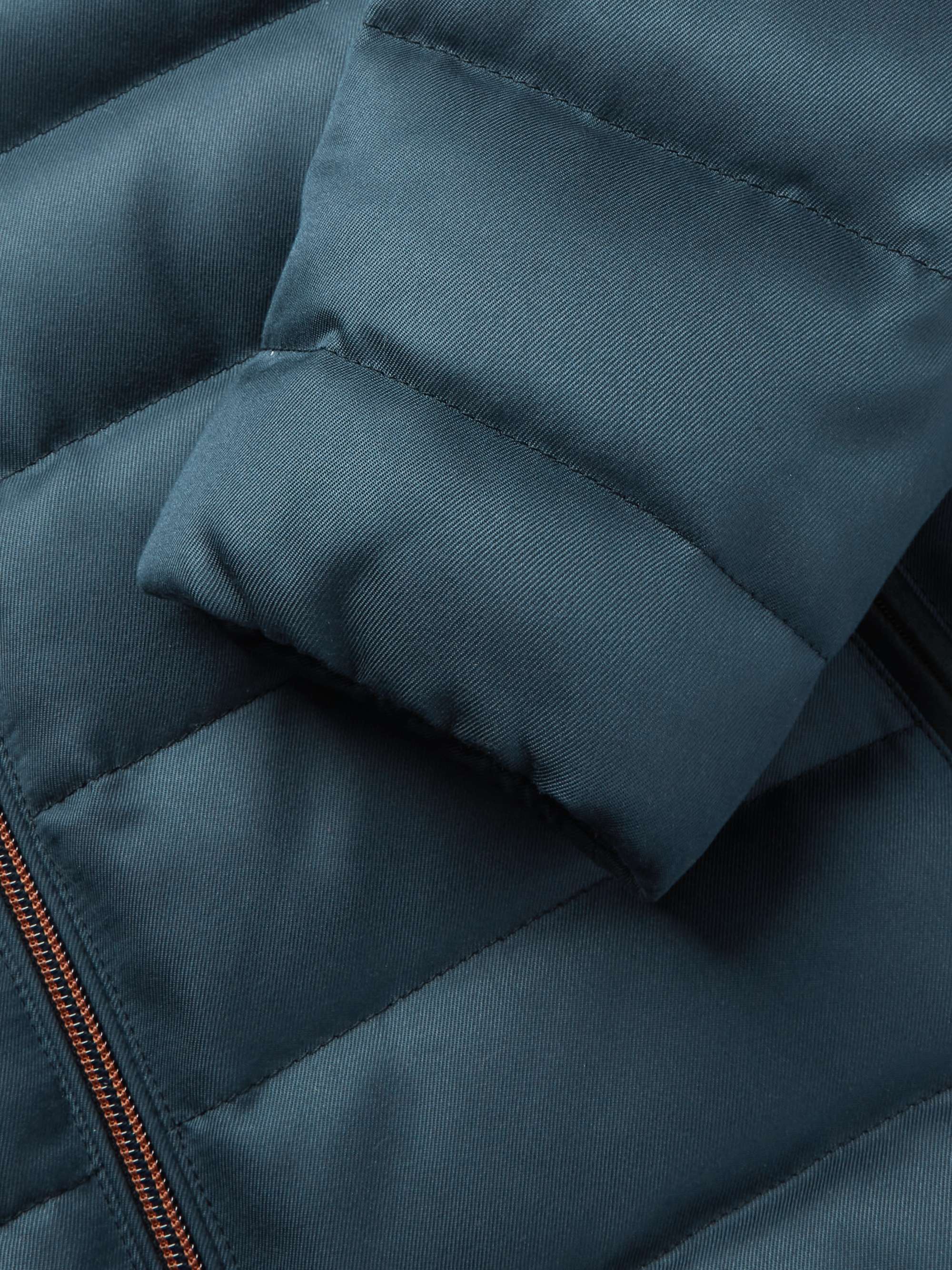 LORO PIANA Gateway Quilted Silk-Twill Hooded Down Jacket