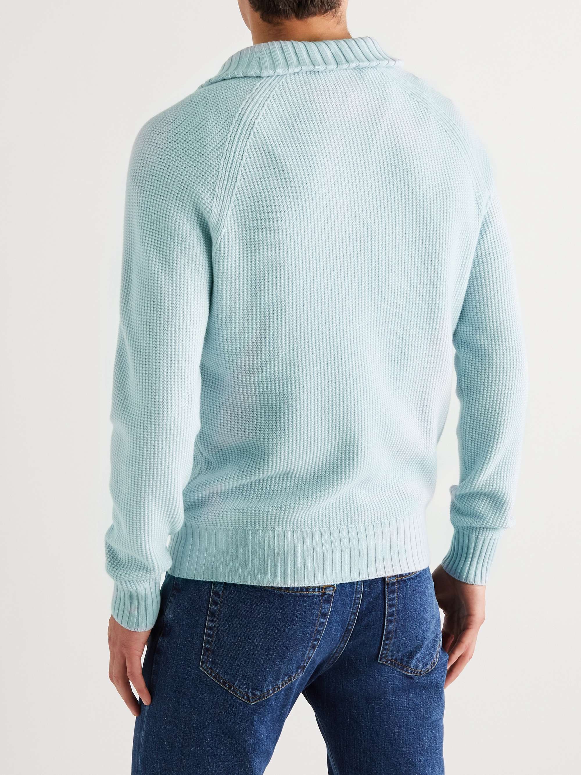 LORO PIANA Roadster Mezzocollo Half-Zip Cashmere Sweater