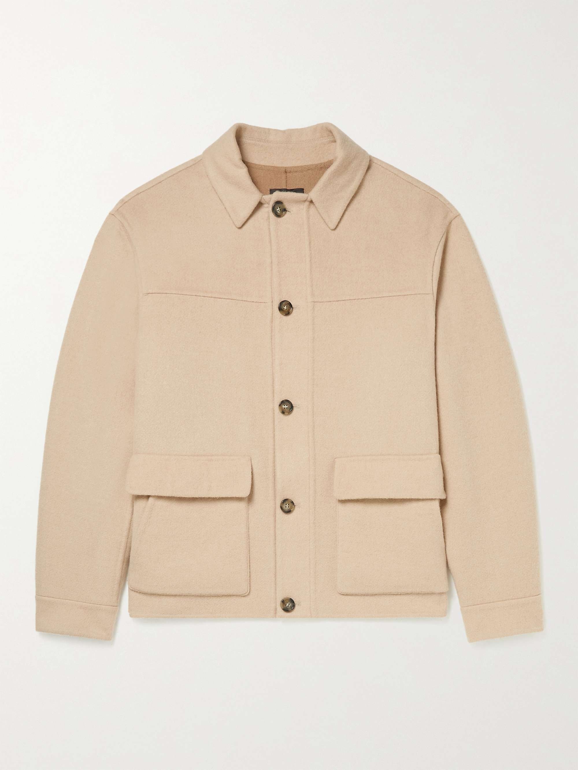 Gucci Webbing-Trimmed Logo-Print Stretch-Jersey Hooded Jacket - Men - Sand Coats And Jackets - S