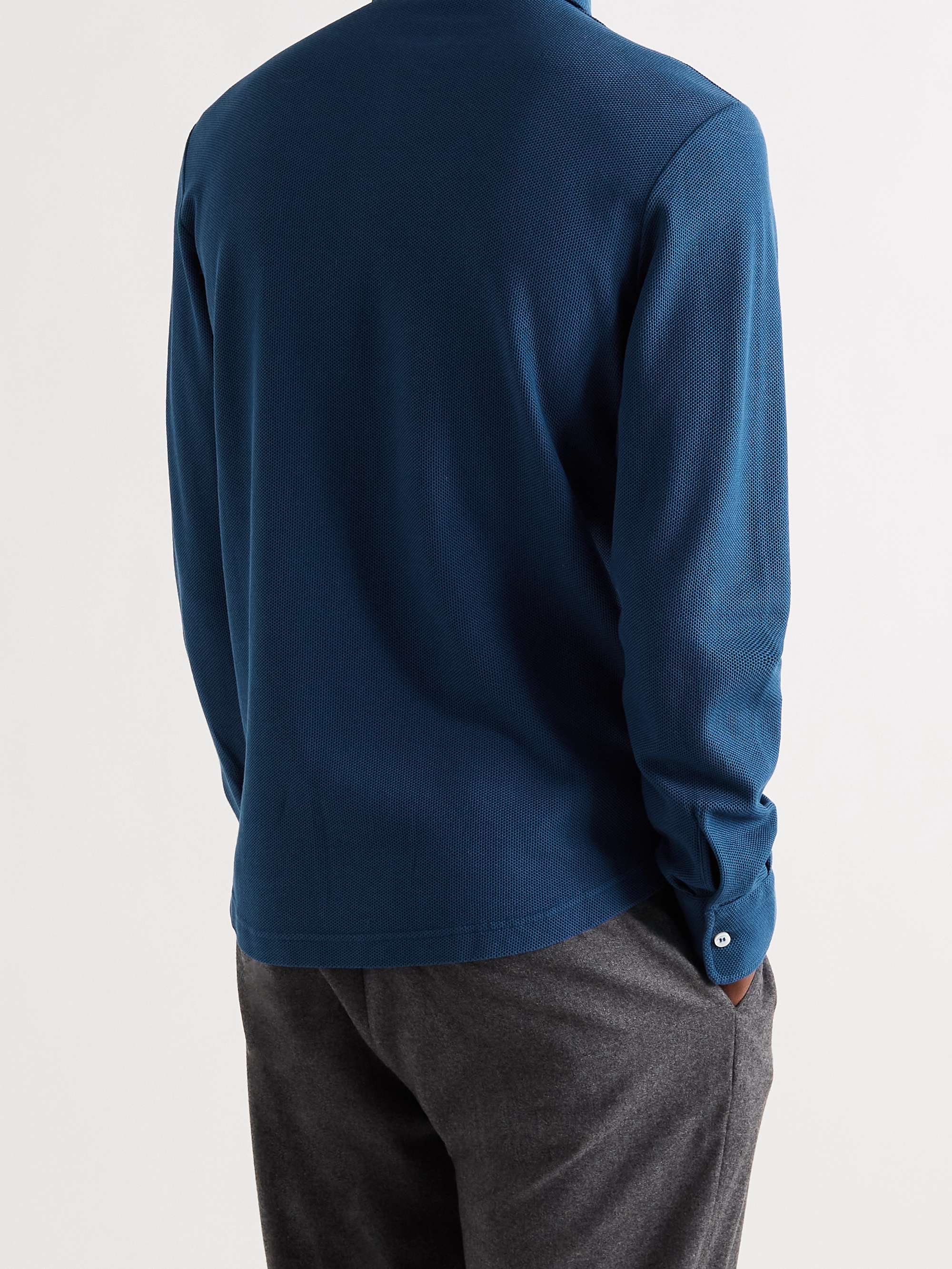 LORO PIANA Cotton-Piqué Shirt