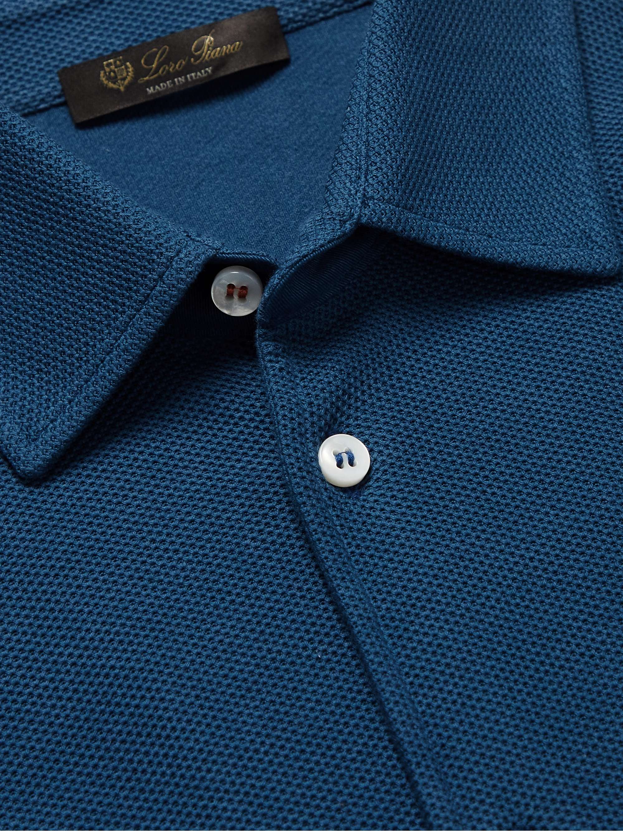 LORO PIANA Cotton-Piqué Shirt